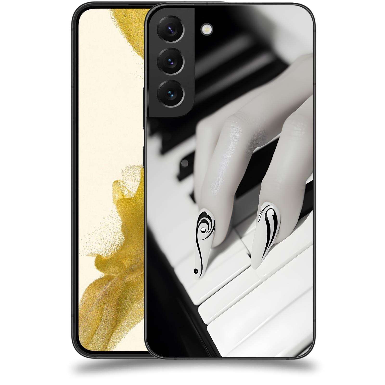 ACOVER Kryt na mobil Samsung Galaxy S22+ 5G - Piano