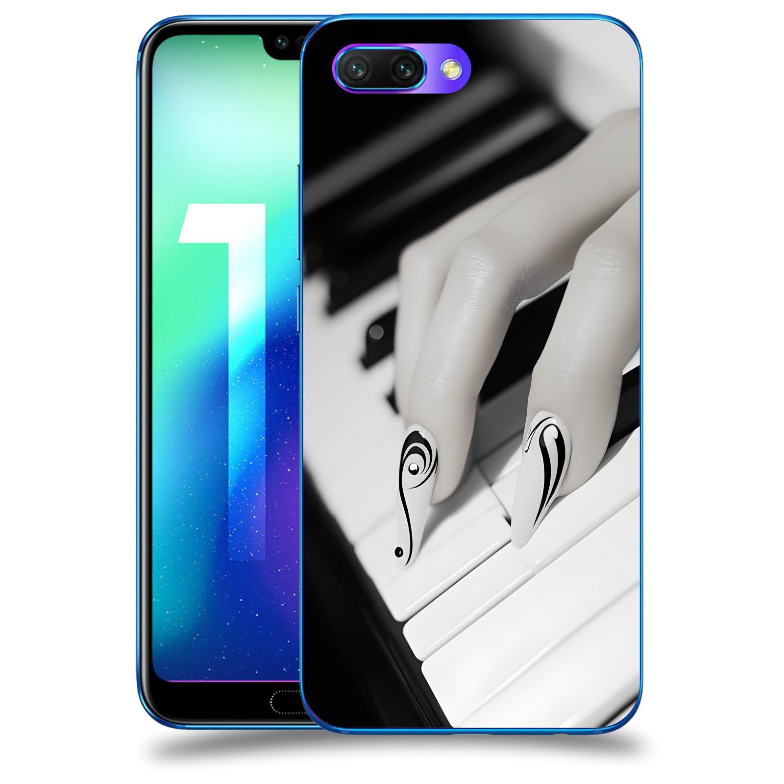 ACOVER Kryt na mobil Honor 10 - Piano