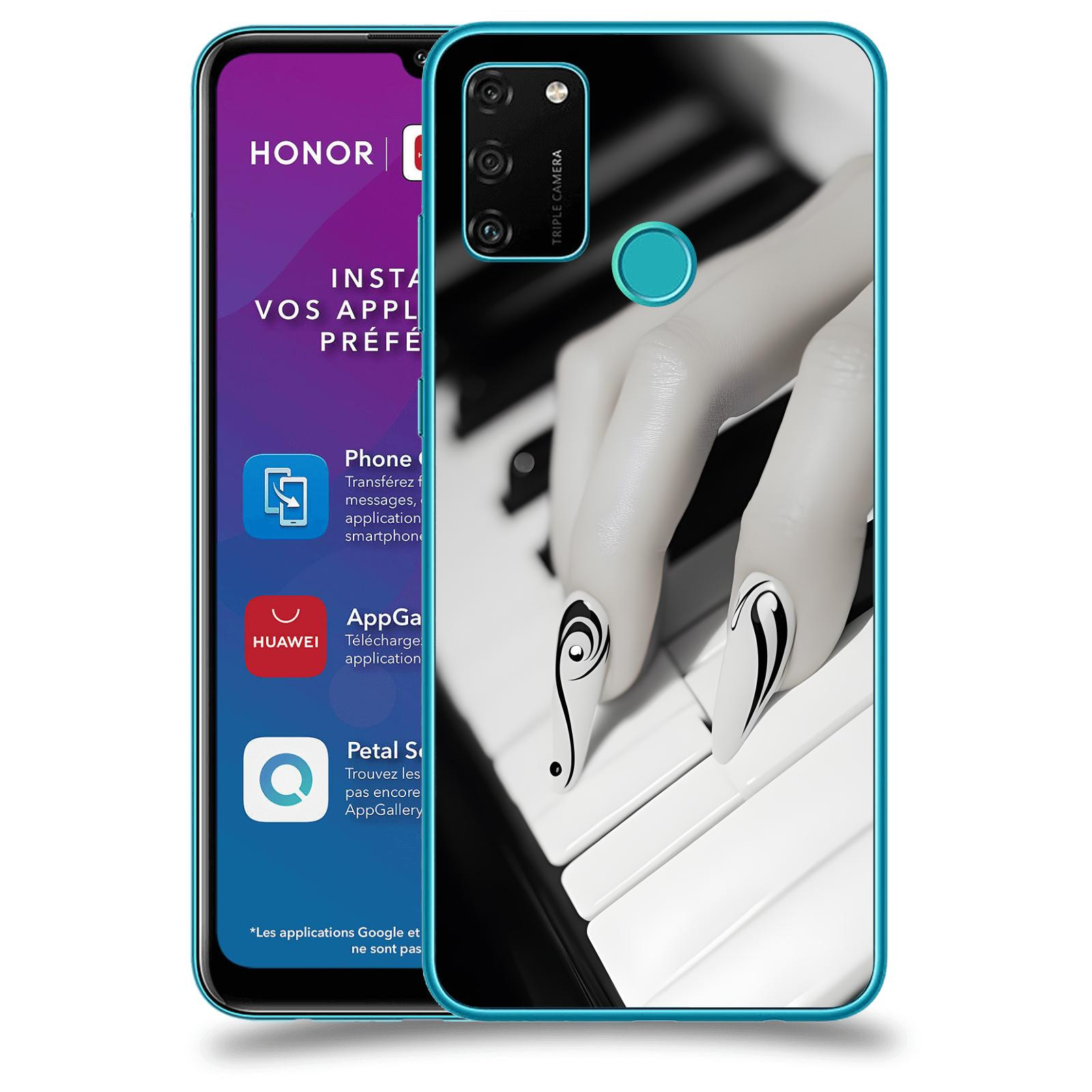 ACOVER Kryt na mobil Honor 9A - Piano