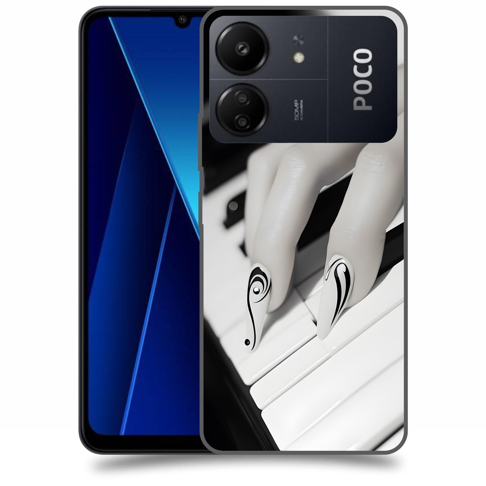 ACOVER Kryt na mobil Poco C65 - Piano