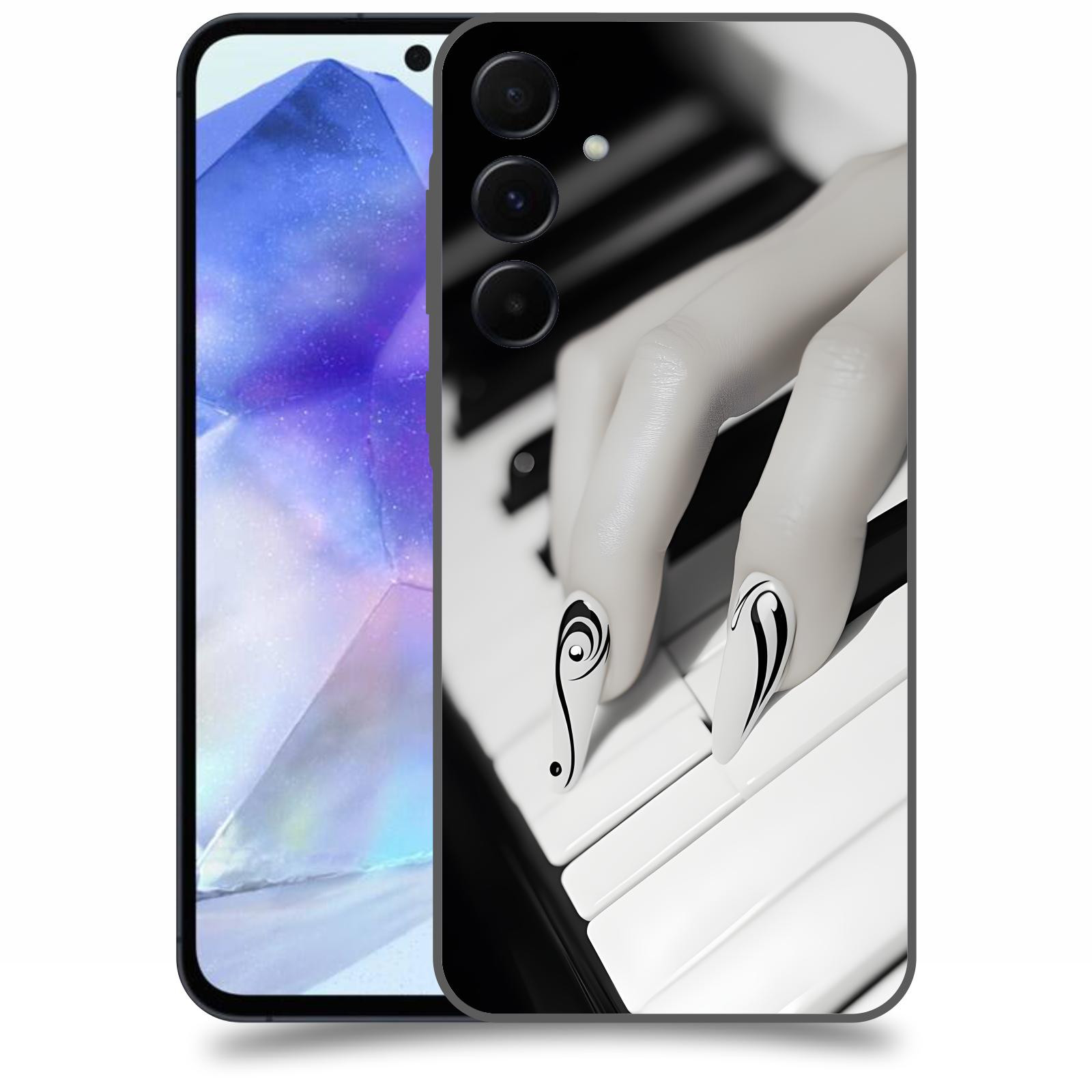 ACOVER Kryt na mobil Samsung Galaxy A55 5G - Piano