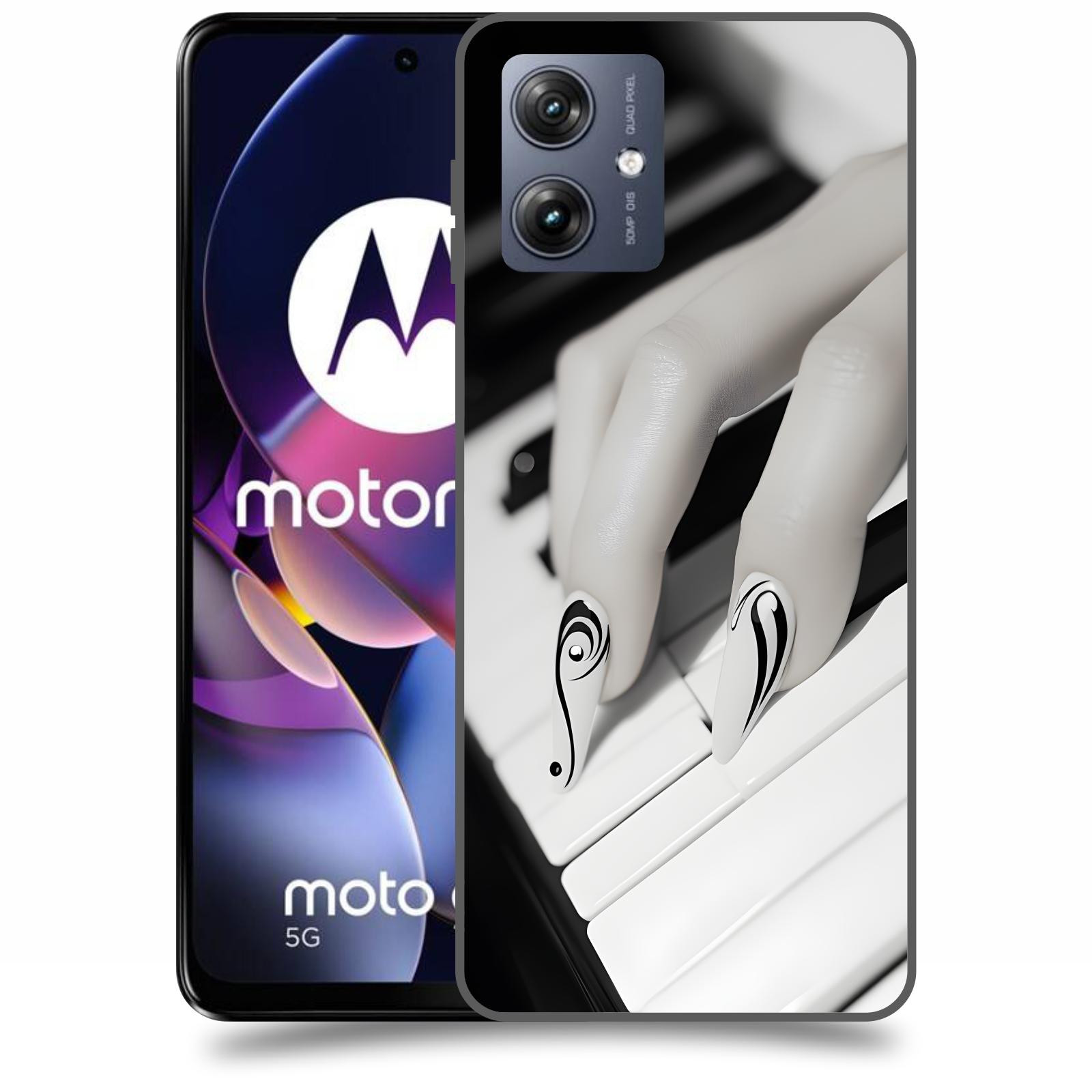 ACOVER Kryt na mobil Motorola Moto G54 5G - Piano