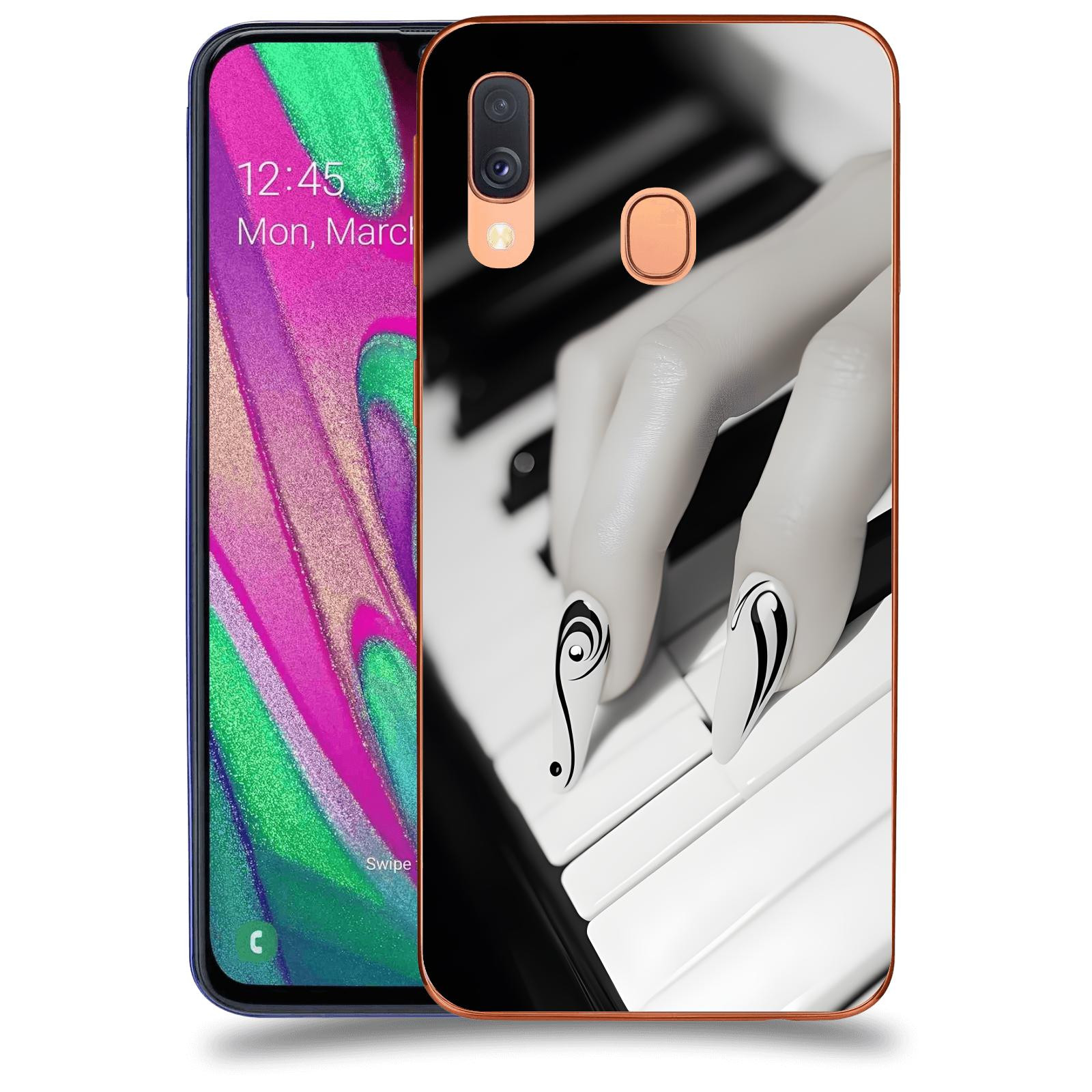 ACOVER Kryt na mobil Samsung Galaxy A40 A405F - Piano