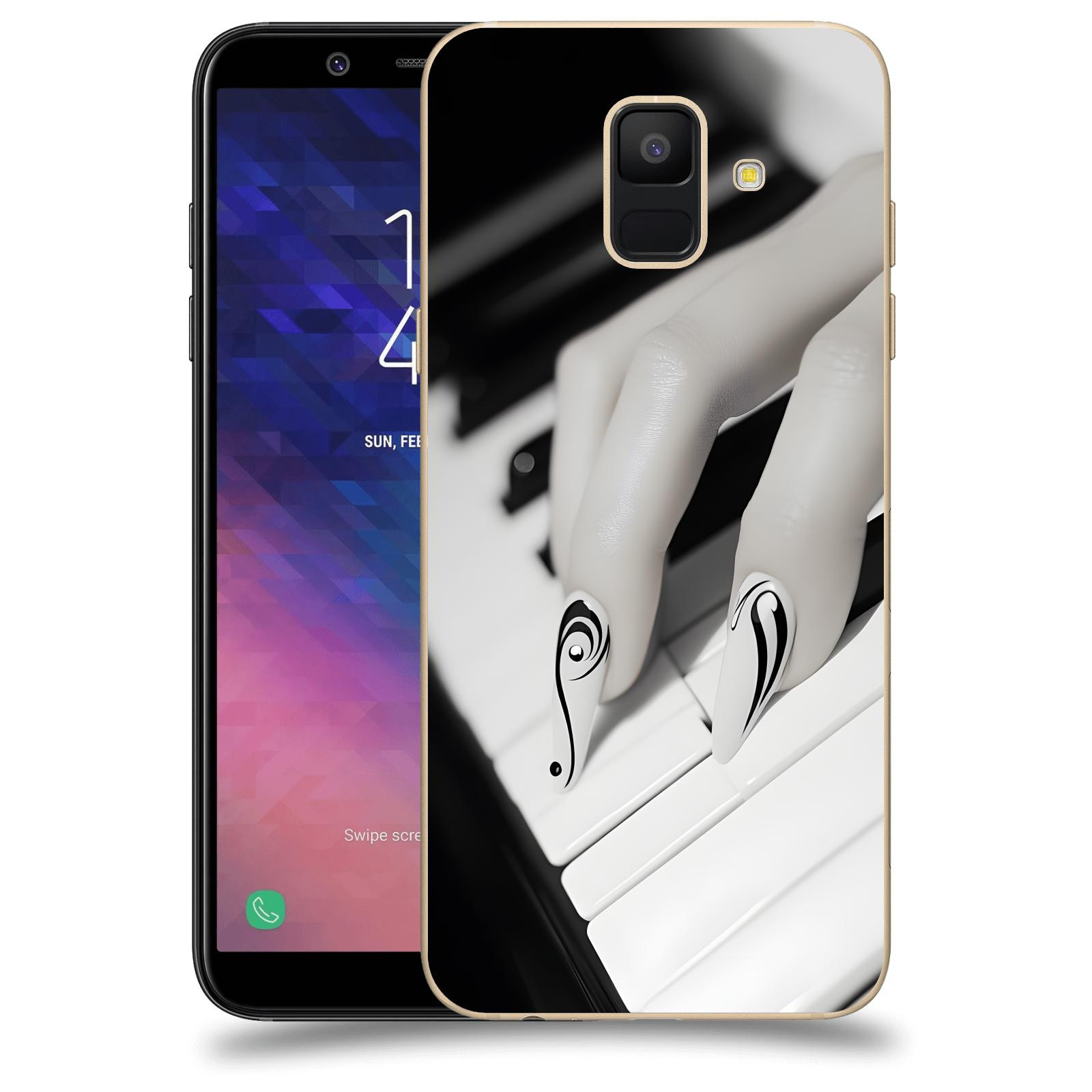 ACOVER Kryt na mobil Samsung Galaxy A6 A600F - Piano