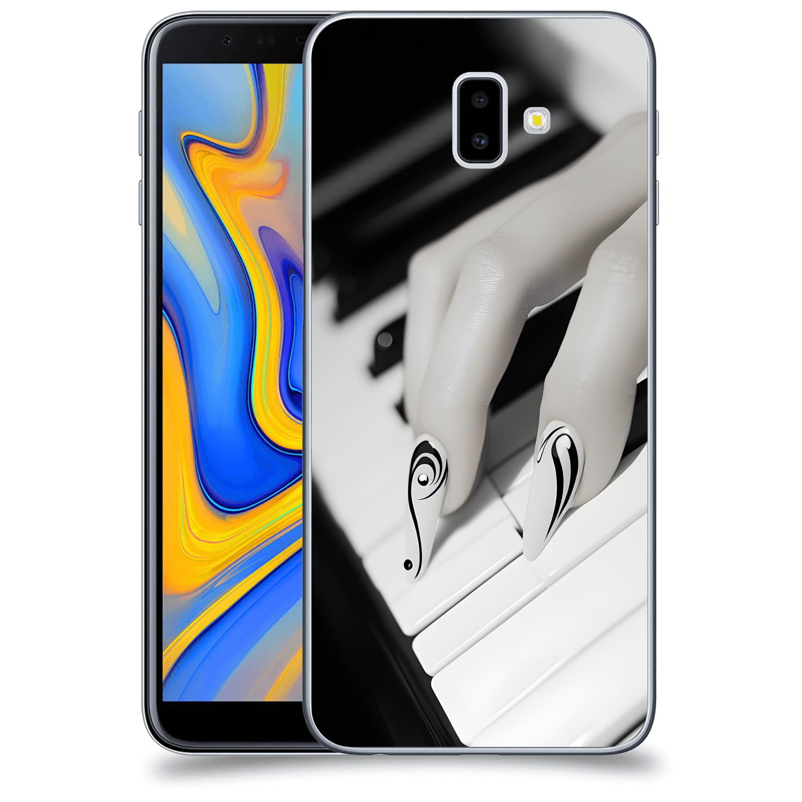 ACOVER Kryt na mobil Samsung Galaxy J6+ J610F - Piano