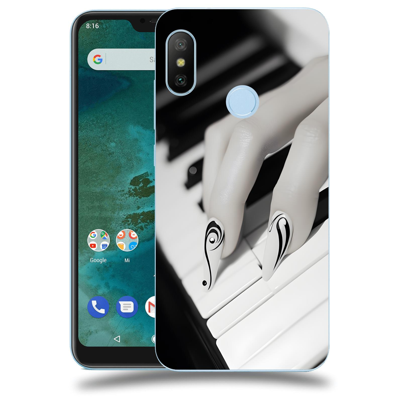 ACOVER Kryt na mobil Xiaomi Mi A2 Lite - Piano