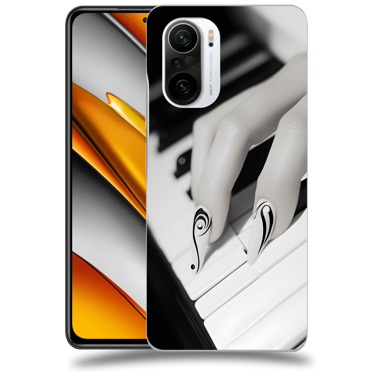 ACOVER Kryt na mobil Xiaomi Poco F3 - Piano