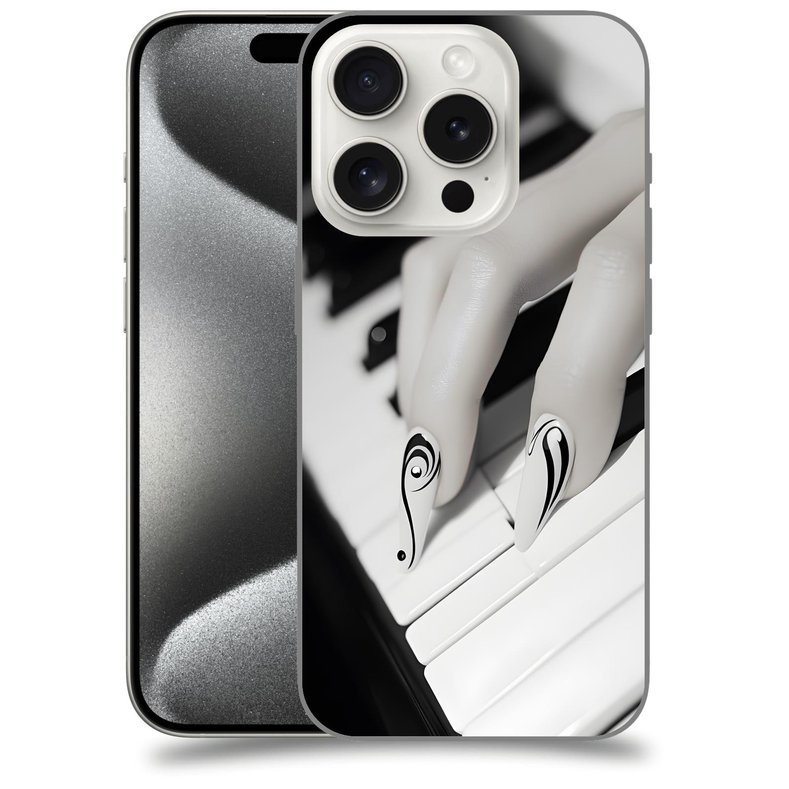 ACOVER Kryt na mobil Apple iPhone 15 pro - Piano