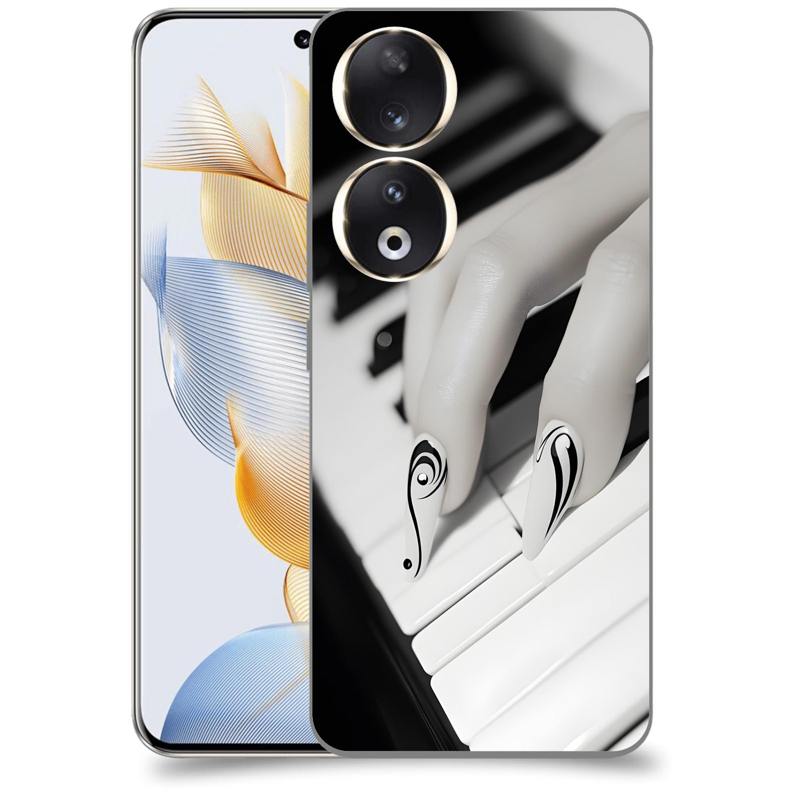 ACOVER Kryt na mobil Honor 90 - Piano