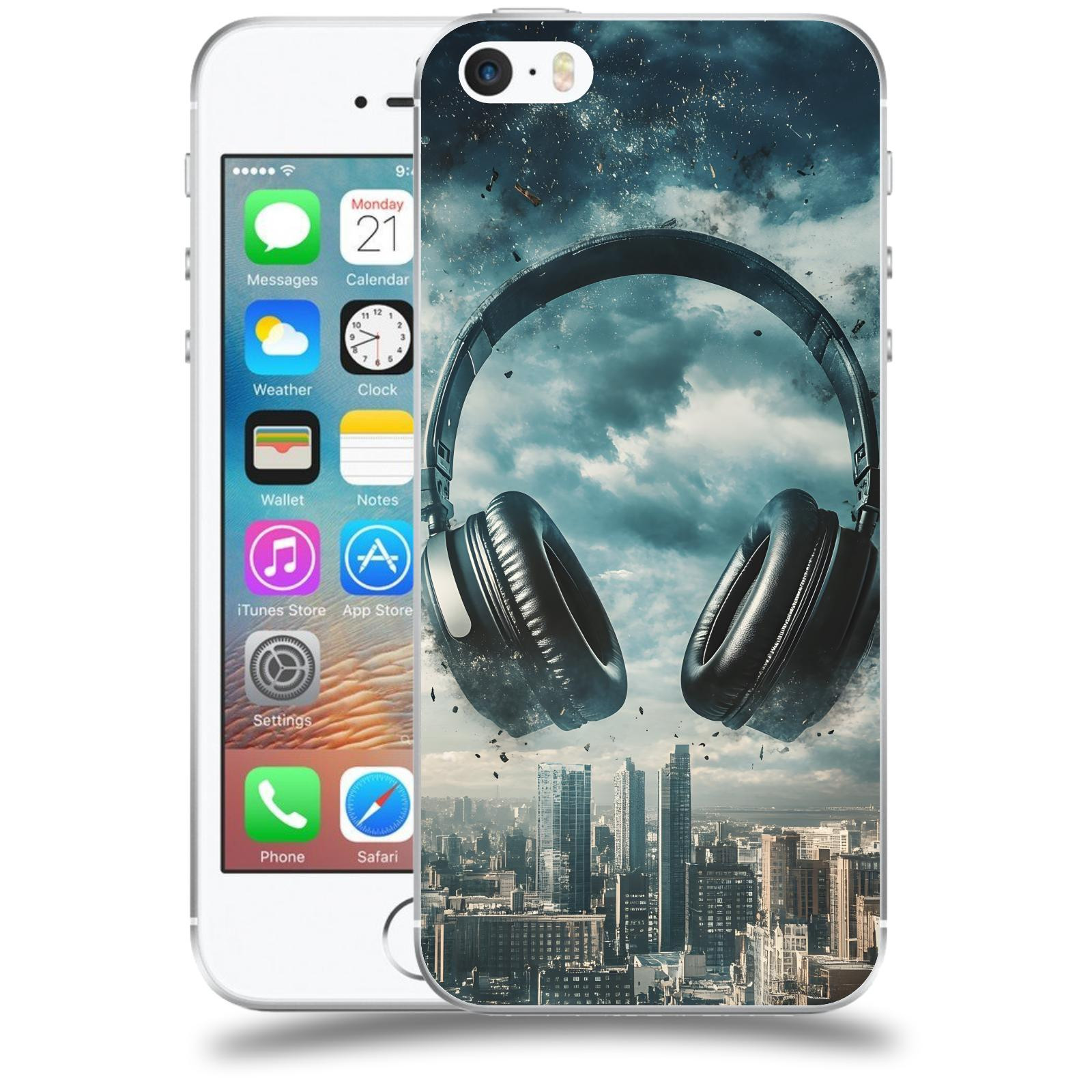 ACOVER Kryt na mobil Apple iPhone 5/5S/SE - Sluchátka