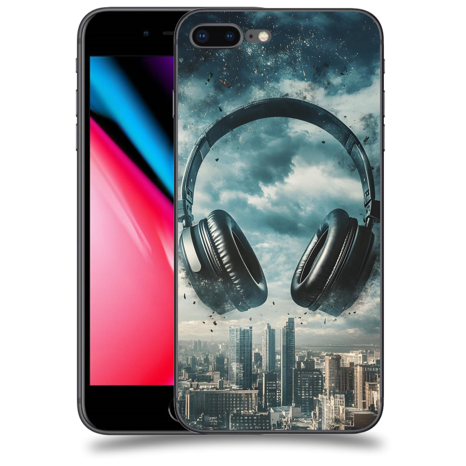 ACOVER Kryt na mobil Apple iPhone 8 Plus - Sluchátka