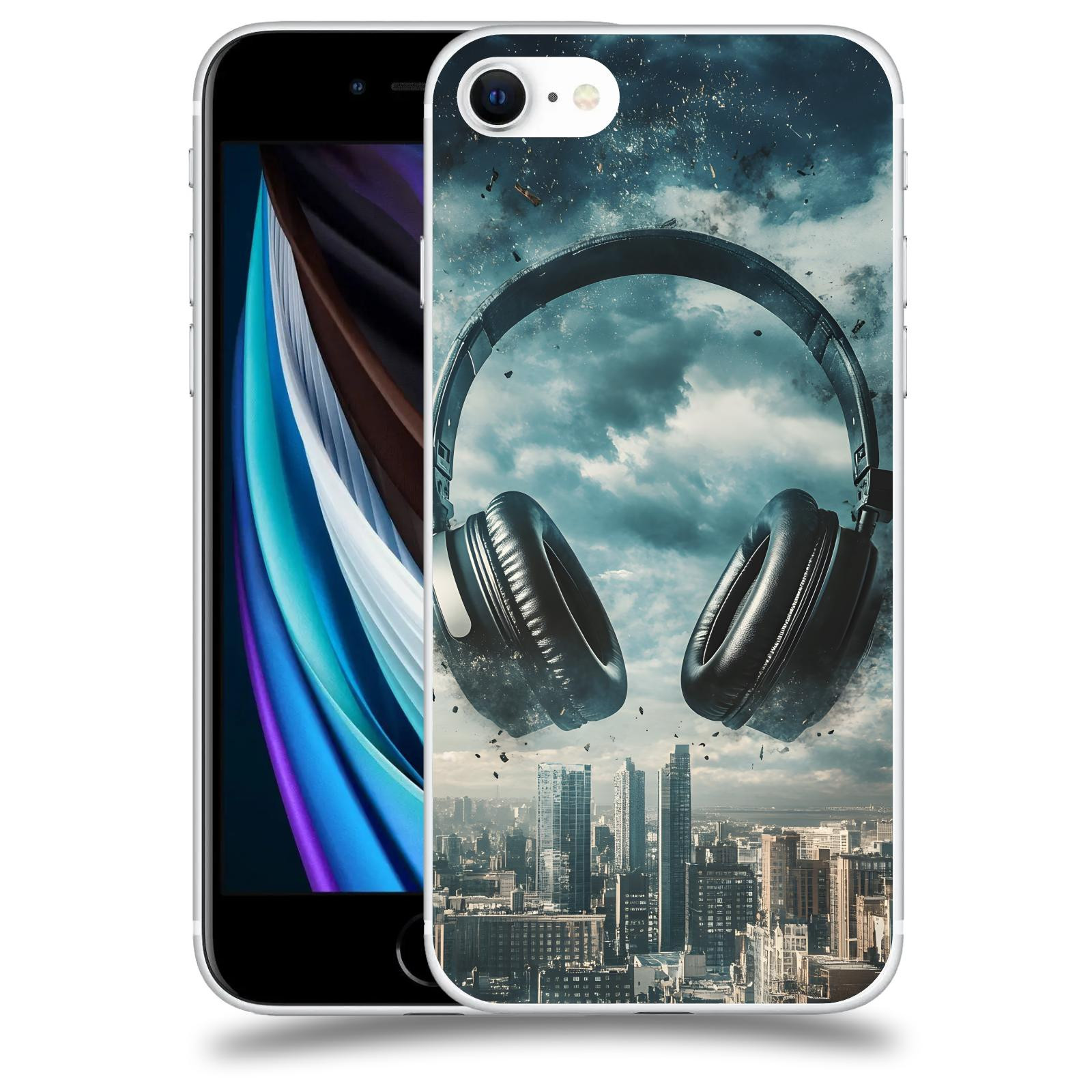 ACOVER Kryt na mobil Apple iPhone SE 2020 - Sluchátka