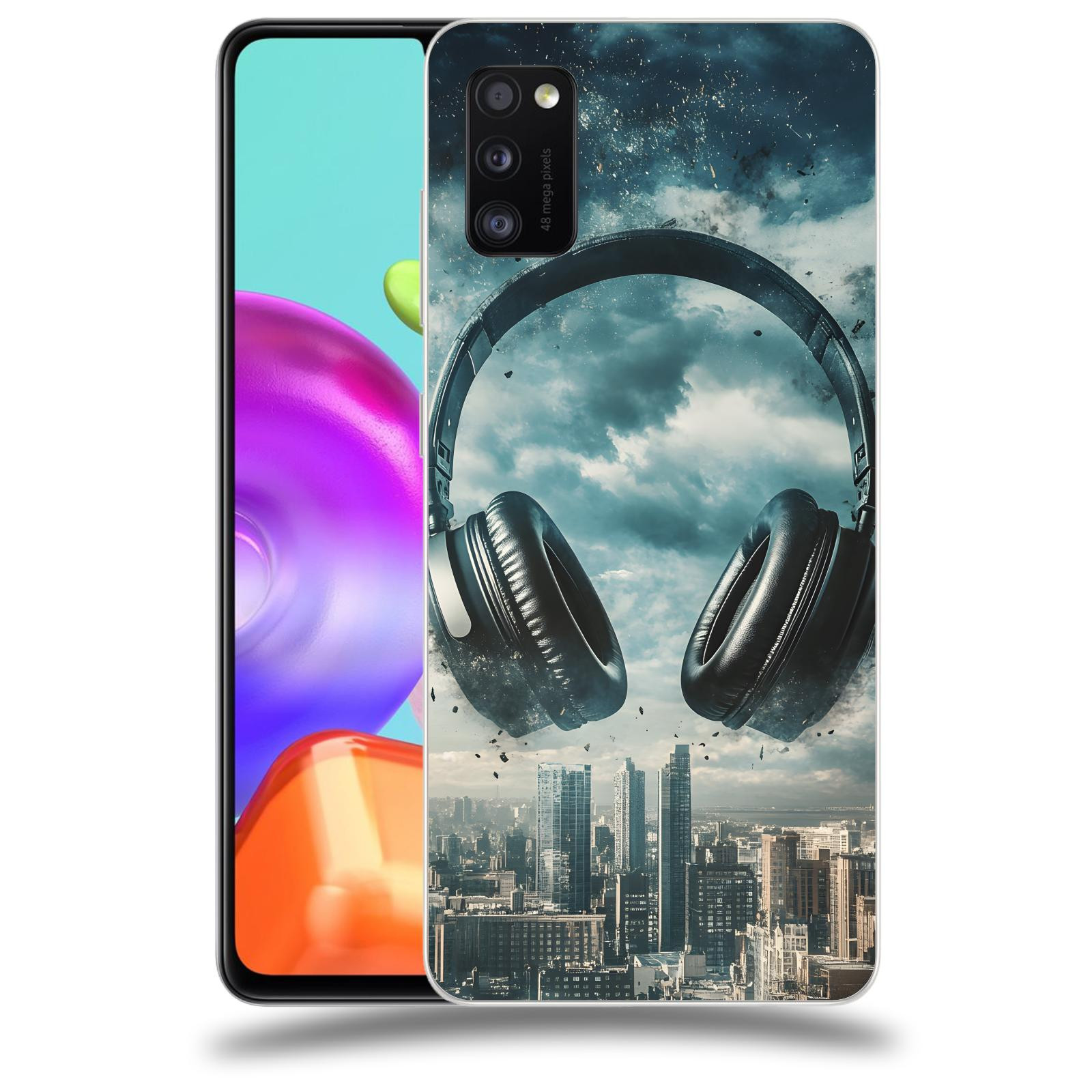 ACOVER Kryt na mobil Samsung Galaxy A41 A415F - Sluchátka