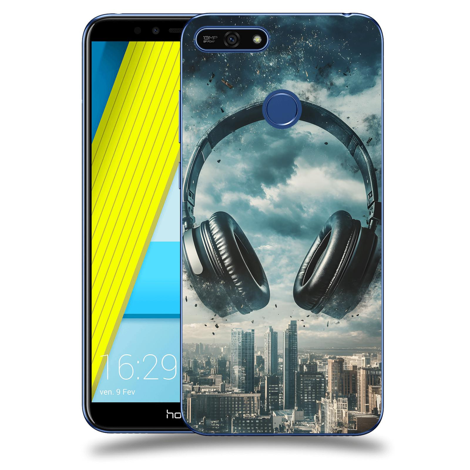 ACOVER Kryt na mobil Honor 7A - Sluchátka