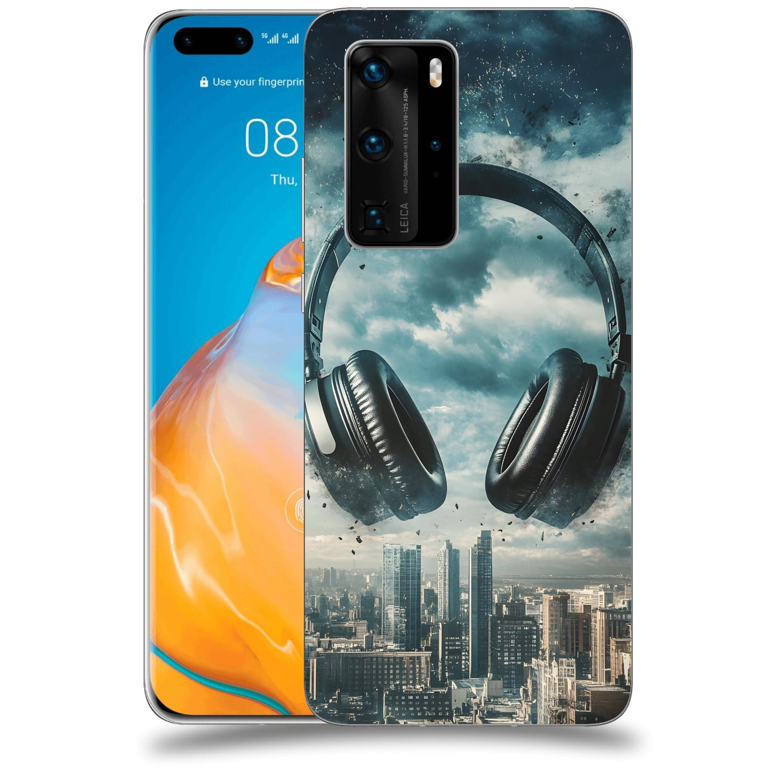 ACOVER Kryt na mobil Huawei P40 - Sluchátka