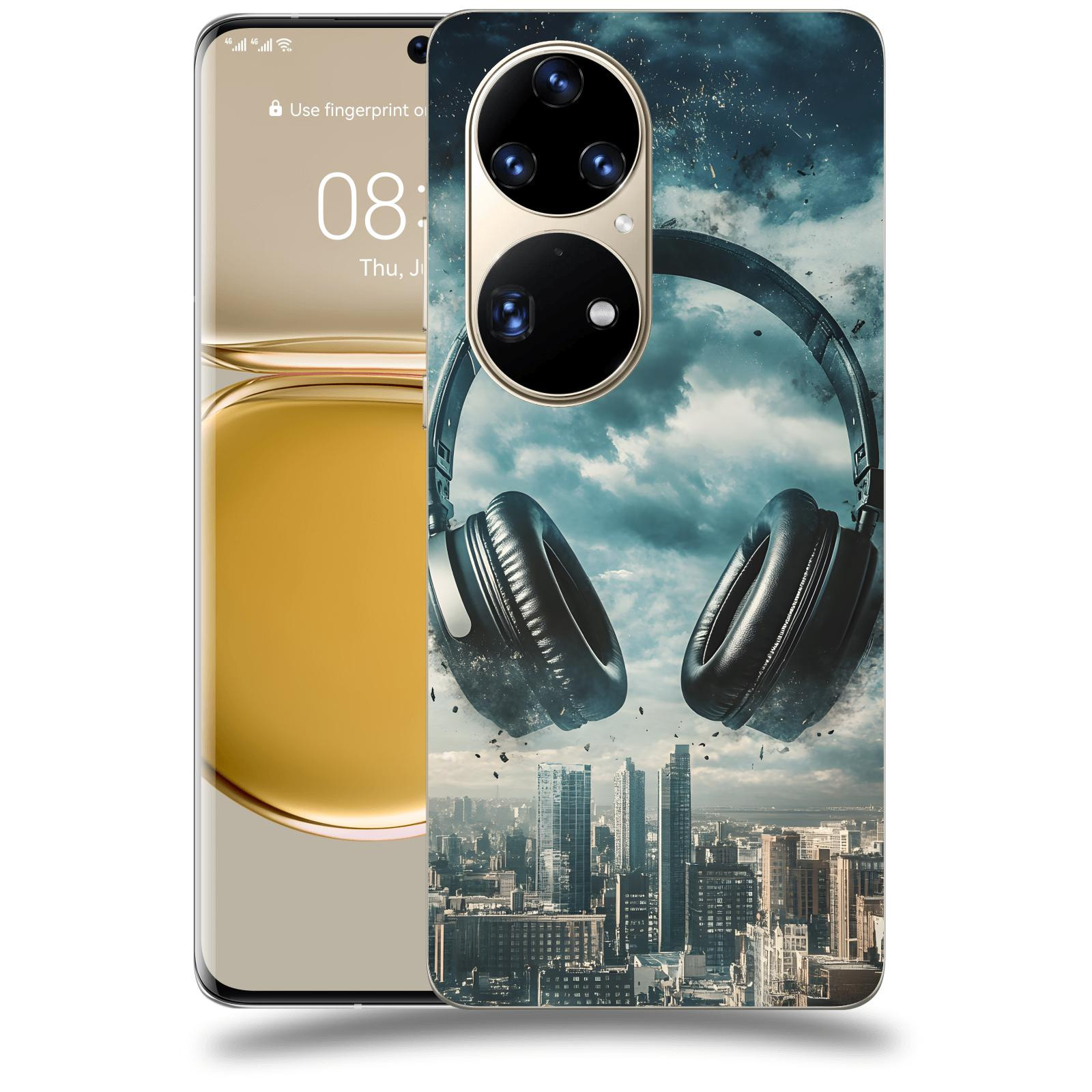 ACOVER Kryt na mobil Huawei P50 - Sluchátka