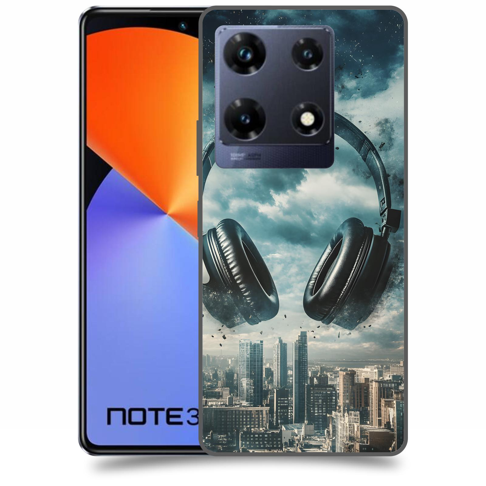 ACOVER Kryt na mobil Infinix Note 30 PRO - Sluchátka