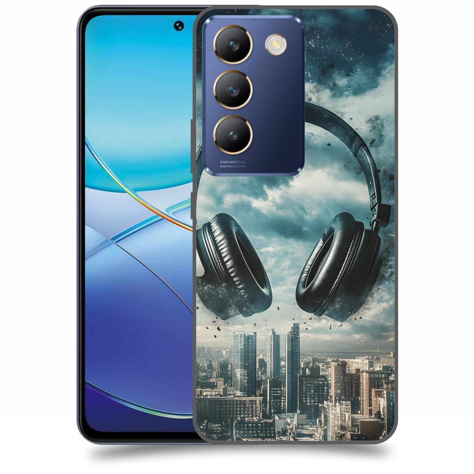 ACOVER Kryt na mobil Vivo V40SE - Sluchátka