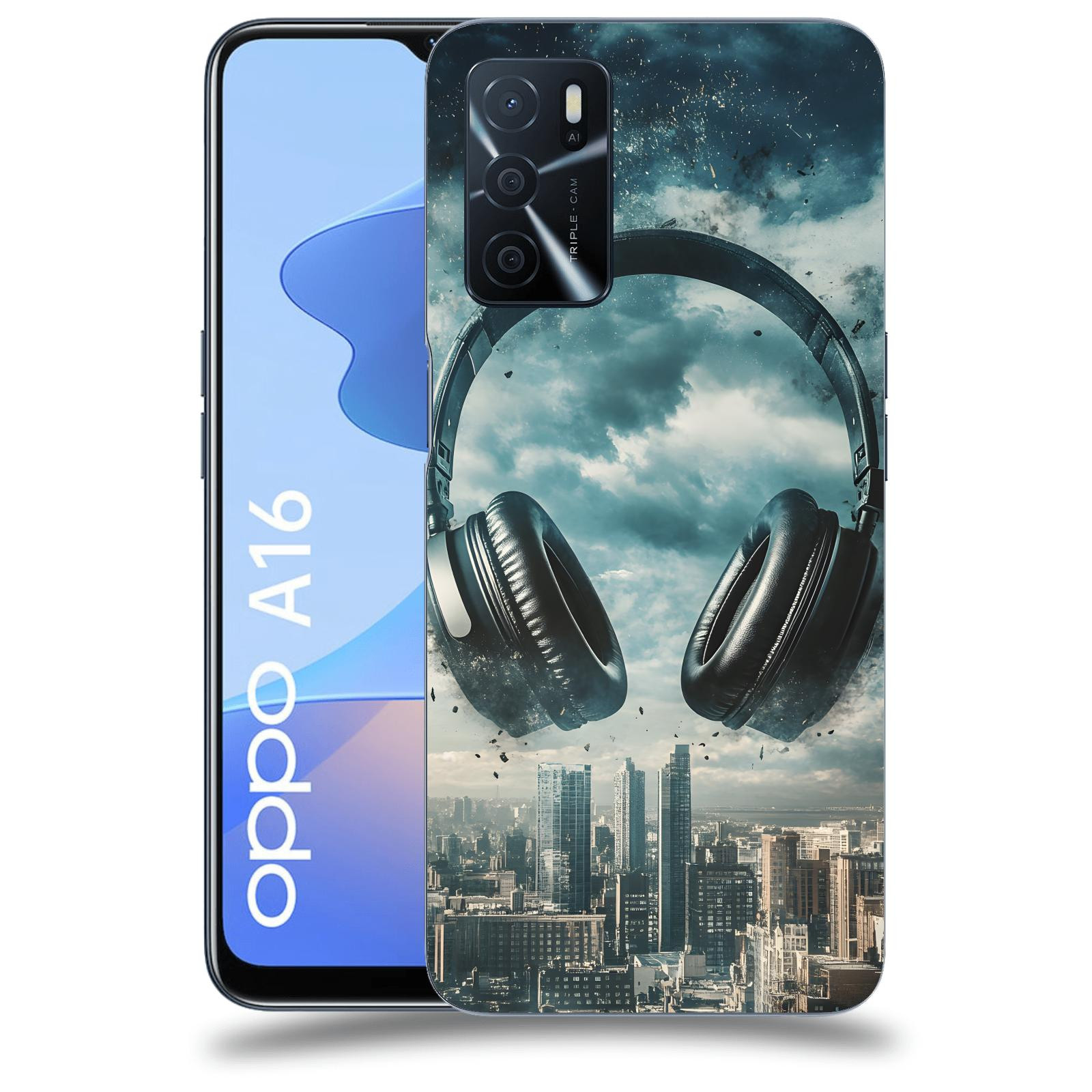ACOVER Kryt na mobil OPPO A16 - Sluchátka