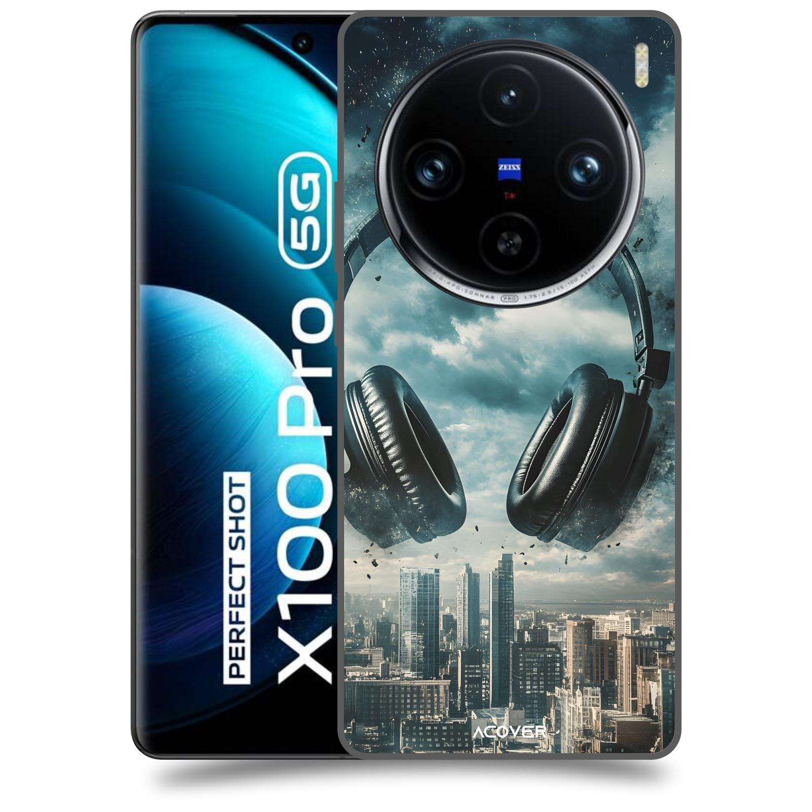 ACOVER Kryt na mobil Vivo X100 Pro - Sluchátka
