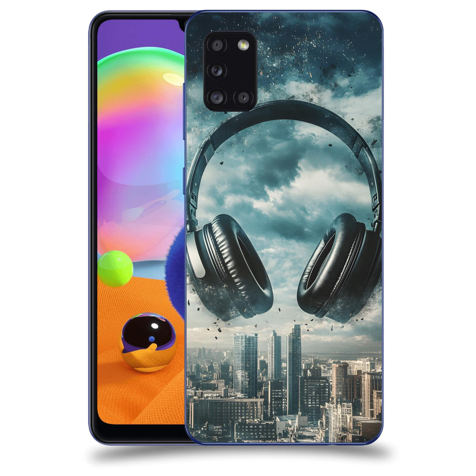 ACOVER Kryt na mobil Samsung Galaxy A31 A315F - Sluchátka