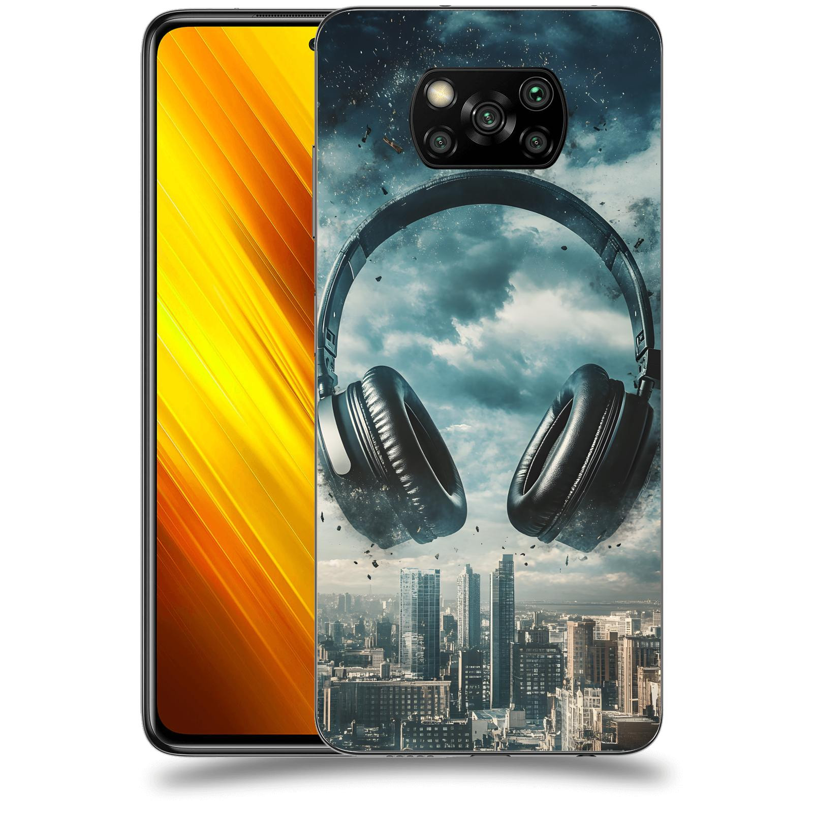 ACOVER Kryt na mobil Xiaomi Poco X3 - Sluchátka