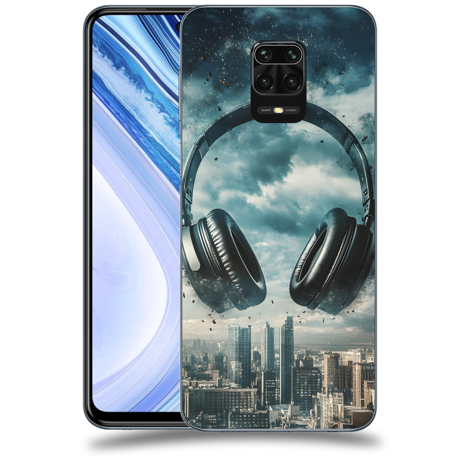 ACOVER Kryt na mobil Xiaomi Redmi Note 9 Pro - Sluchátka