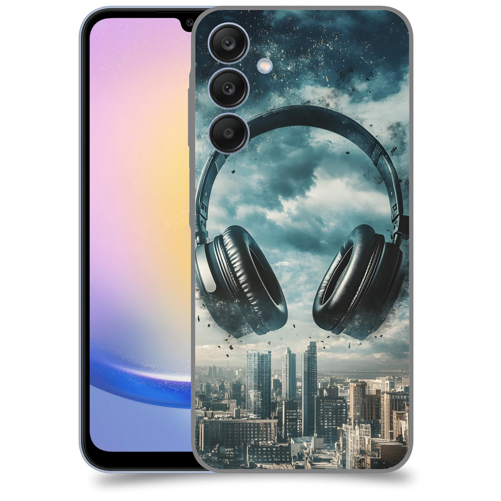 ACOVER Kryt na mobil Samsung Galaxy A25 5G - Sluchátka