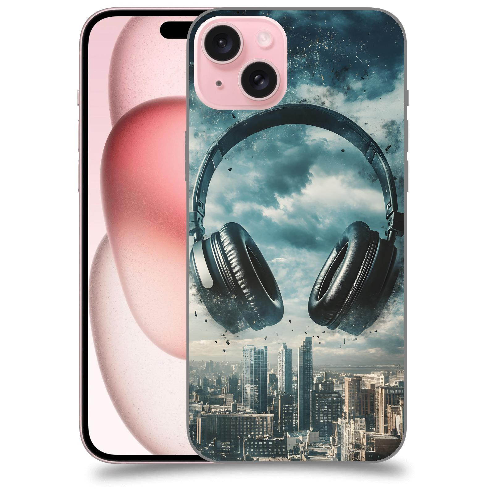 ACOVER Kryt na mobil Apple iPhone 15 plus - Sluchátka