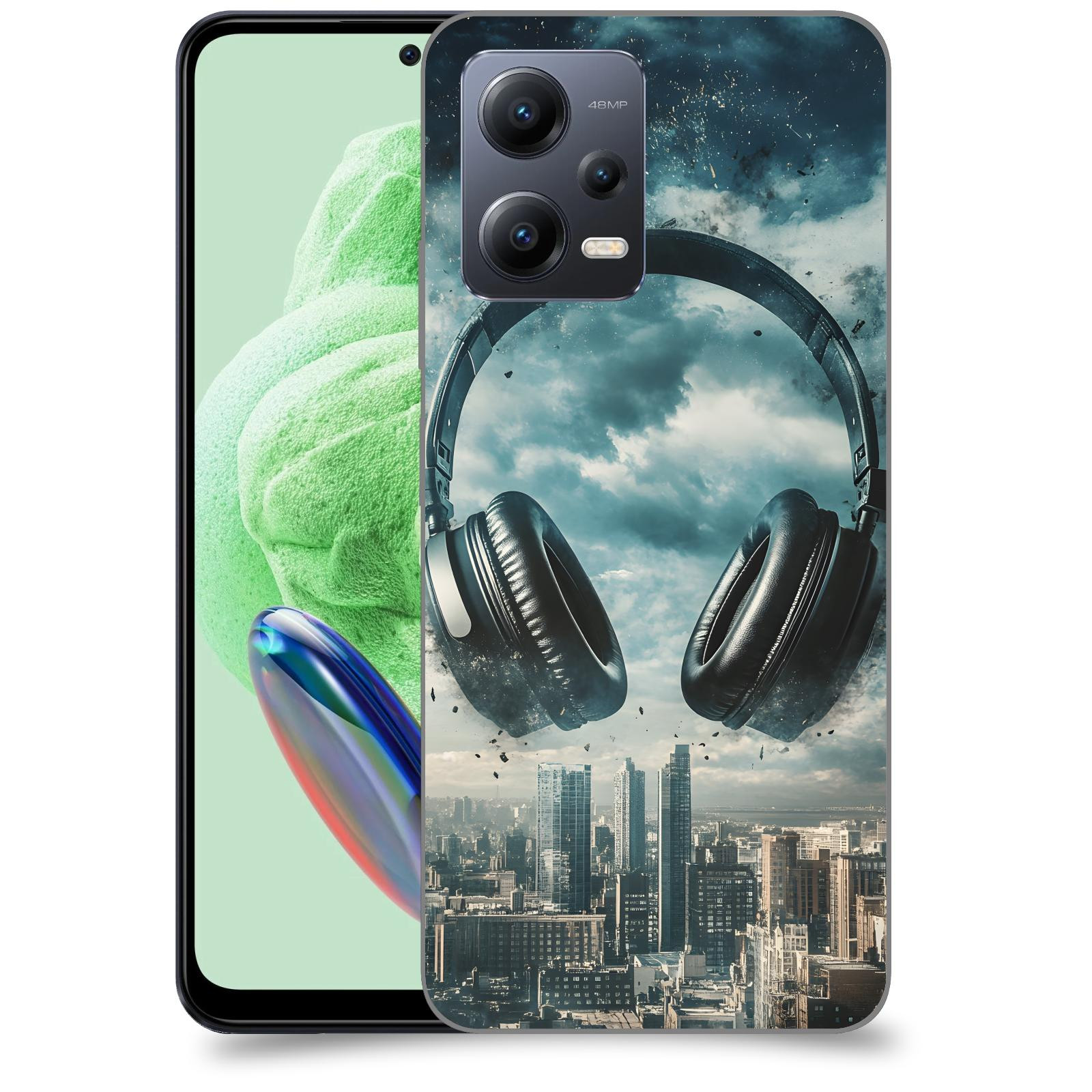ACOVER Kryt na mobil Xiaomi Redmi Note 12 PRO 5G - Sluchátka