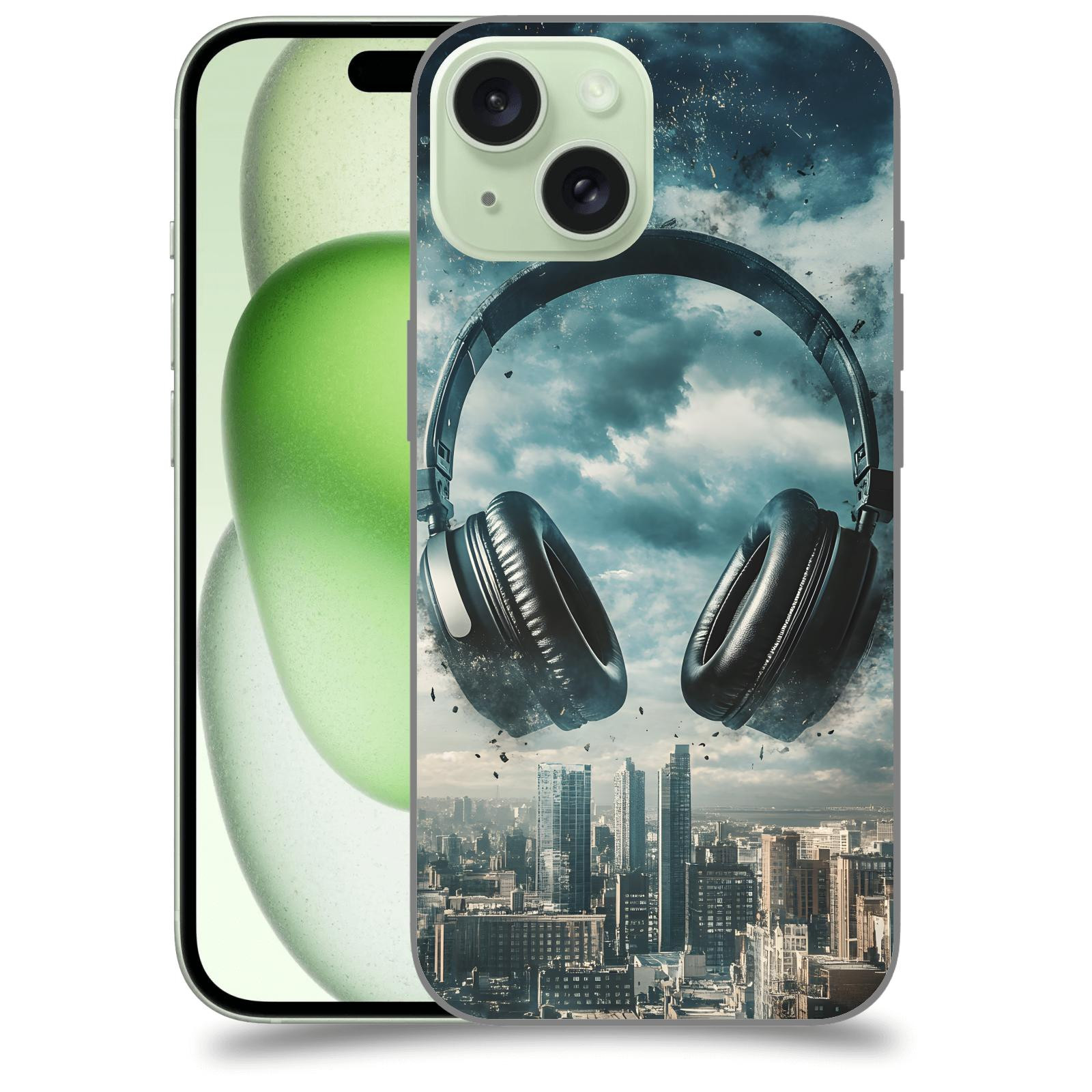 ACOVER Kryt na mobil Apple iPhone 15 - Sluchátka