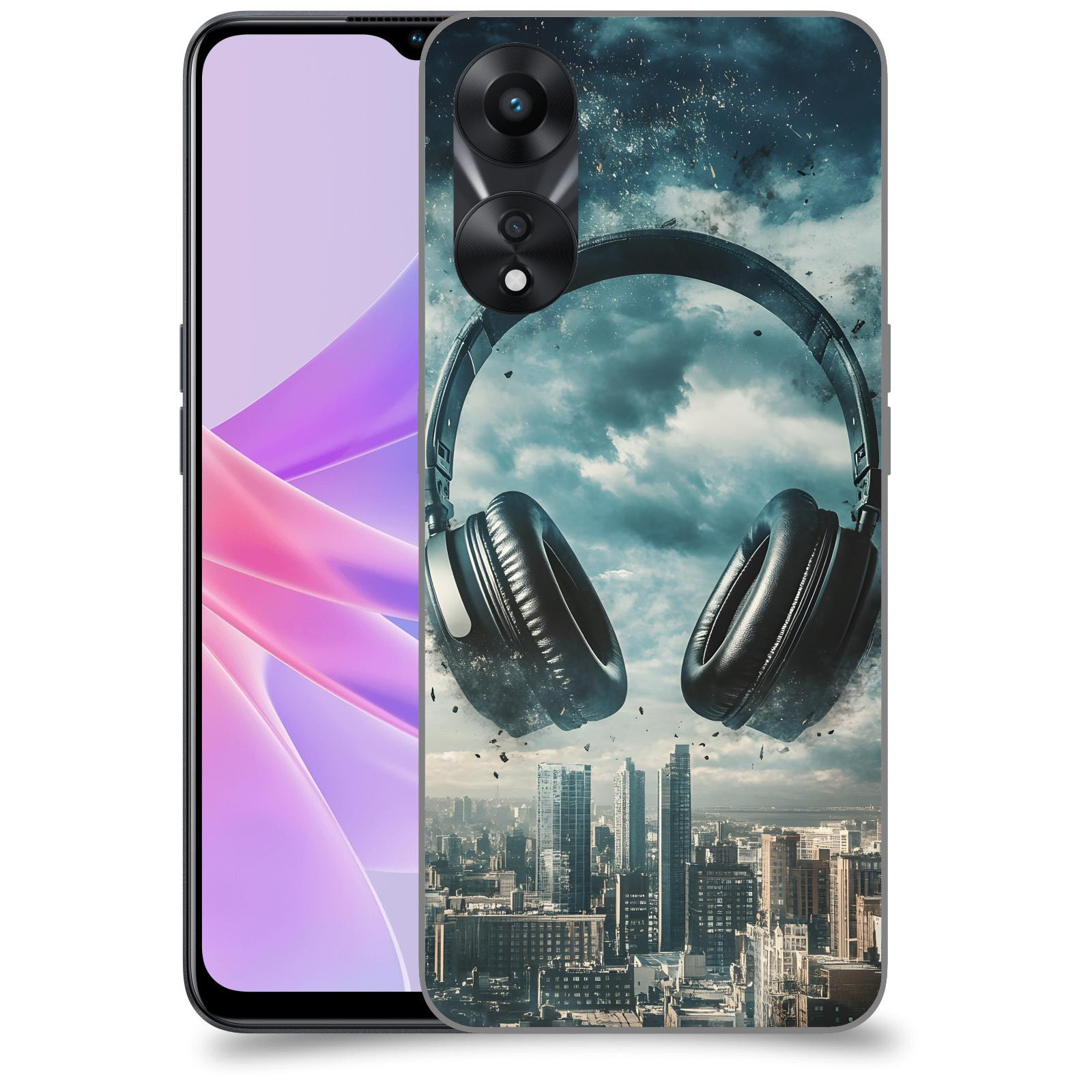 ACOVER Kryt na mobil OPPO A78 5G - Sluchátka