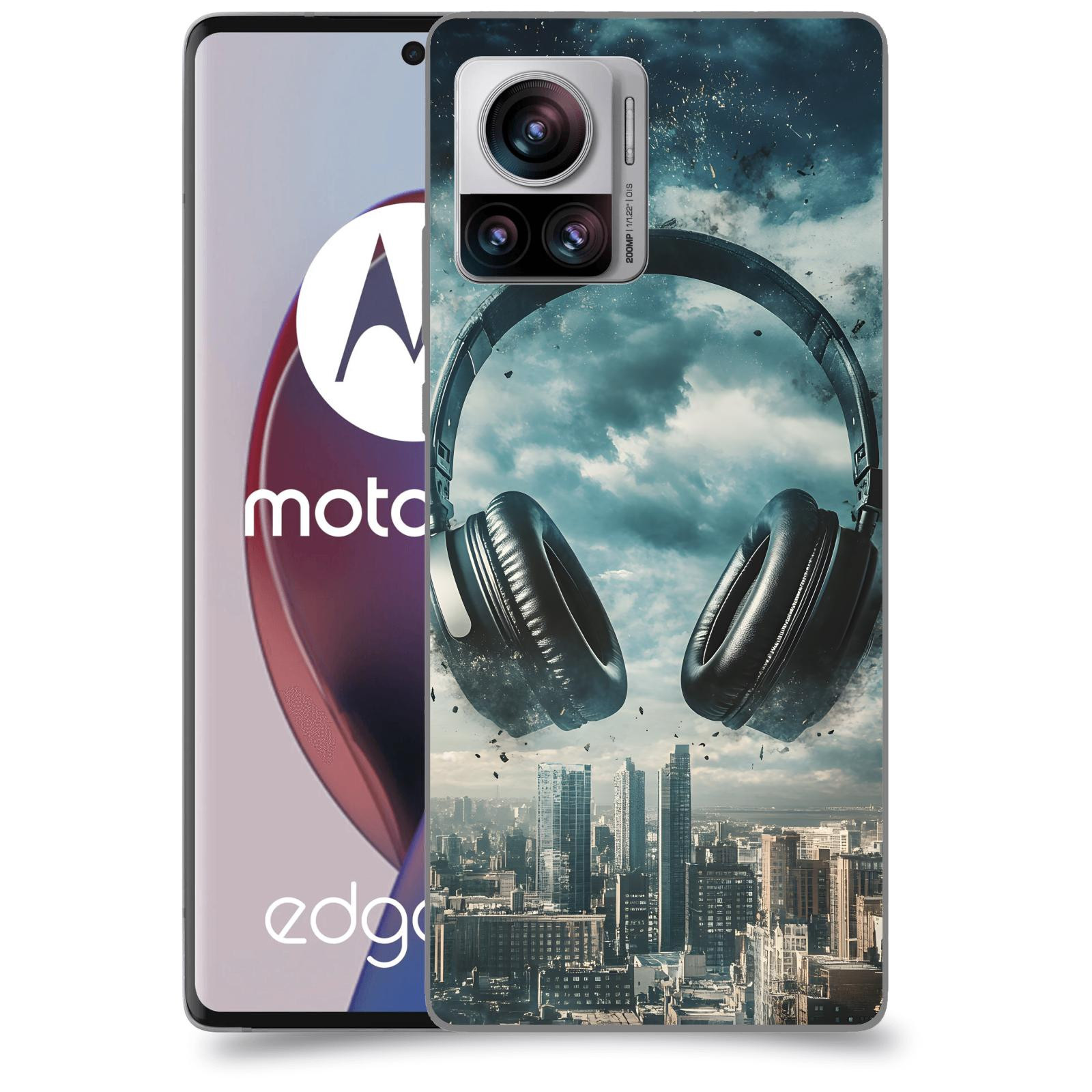 ACOVER Kryt na mobil Motorola Edge 30 Ultra - Sluchátka