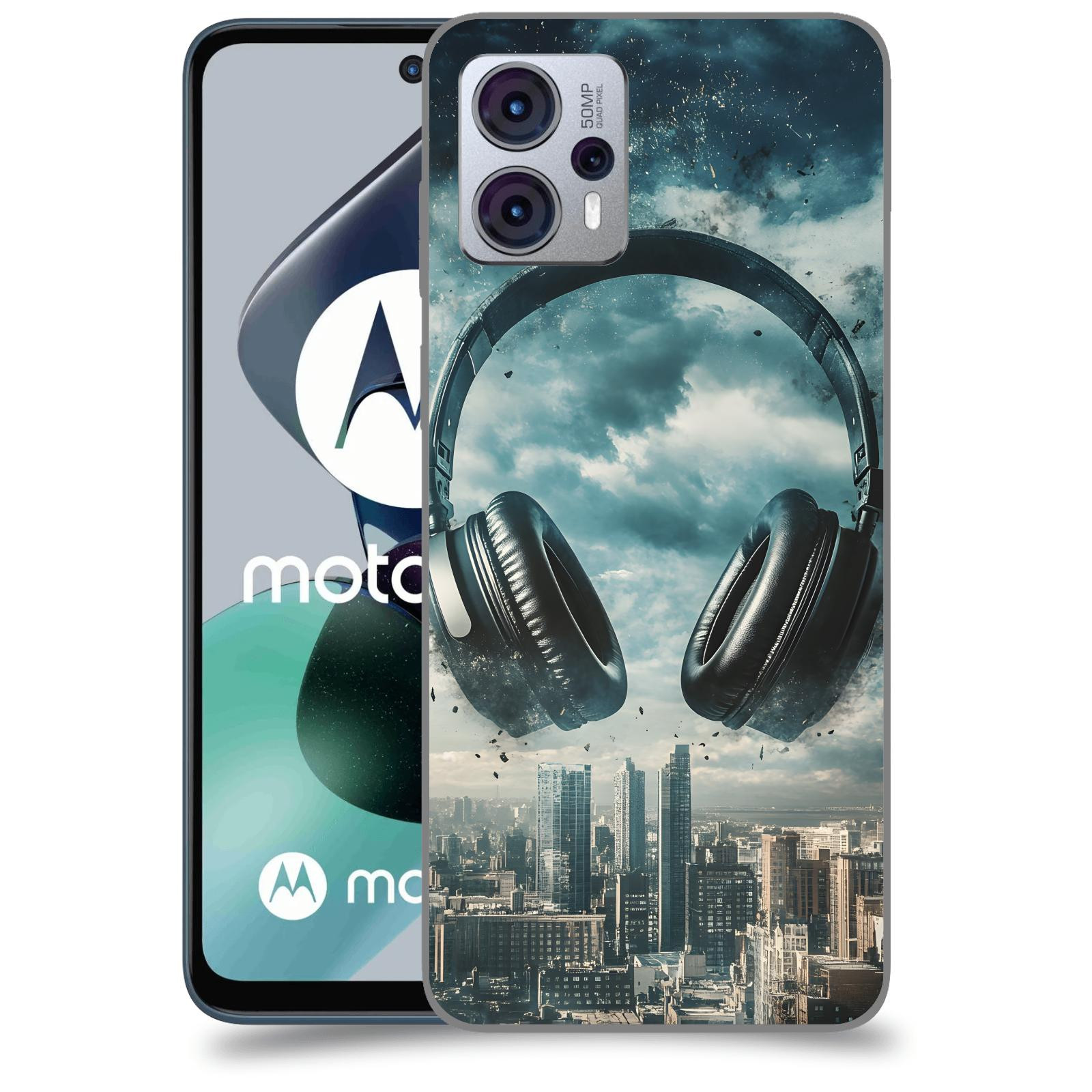 ACOVER Kryt na mobil Motorola Moto G23 - Sluchátka