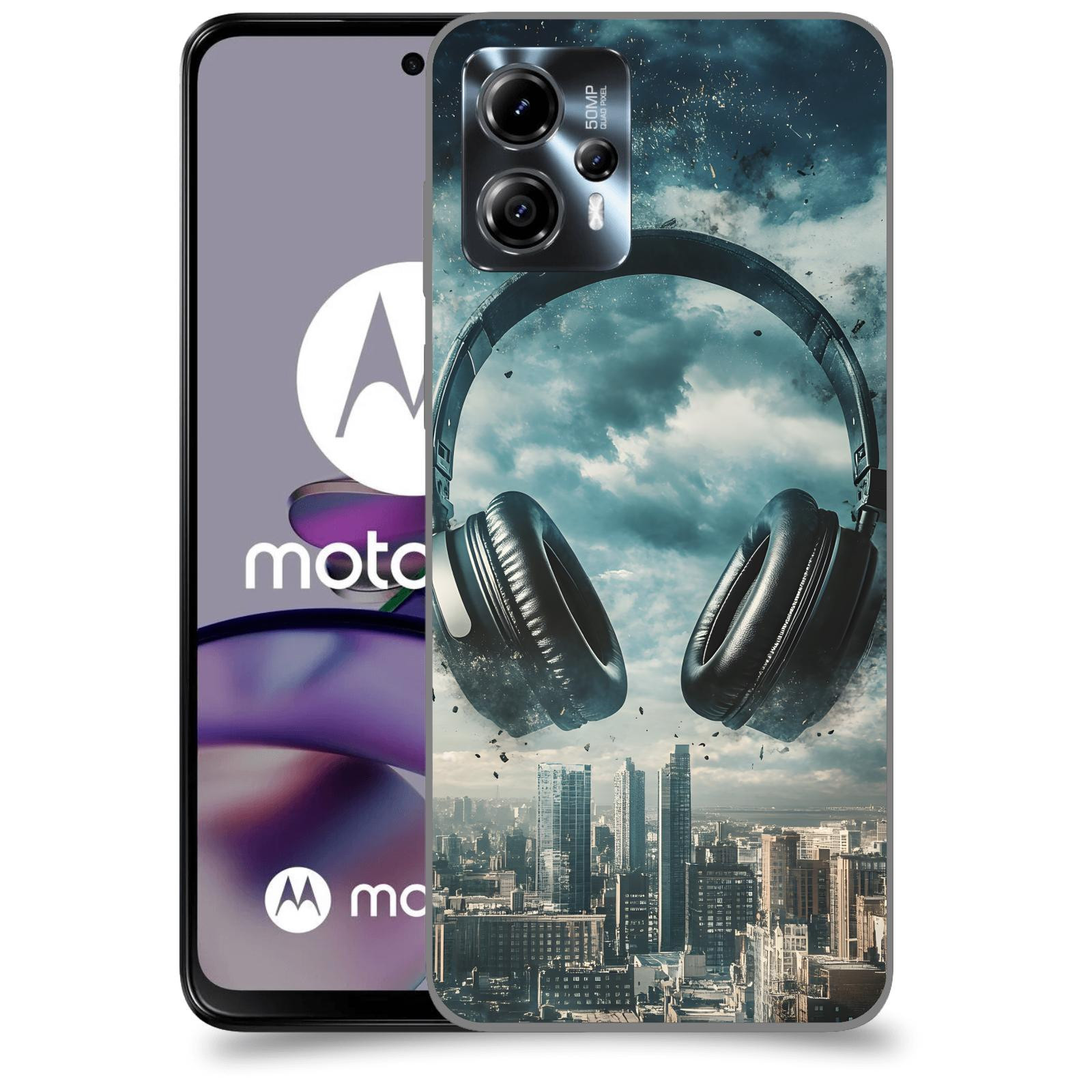 ACOVER Kryt na mobil Motorola Moto G13 - Sluchátka