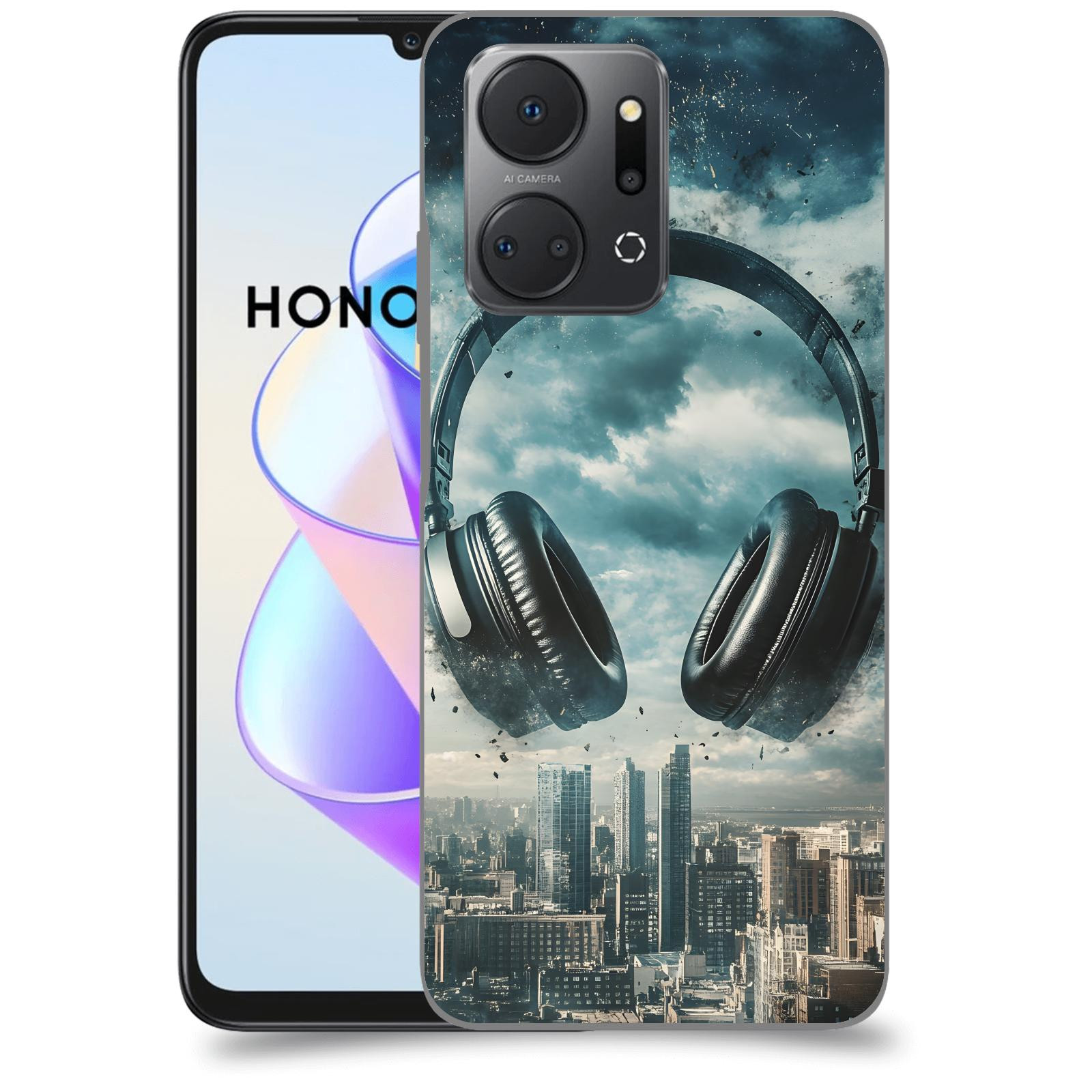 ACOVER Kryt na mobil HONOR X7a - Sluchátka