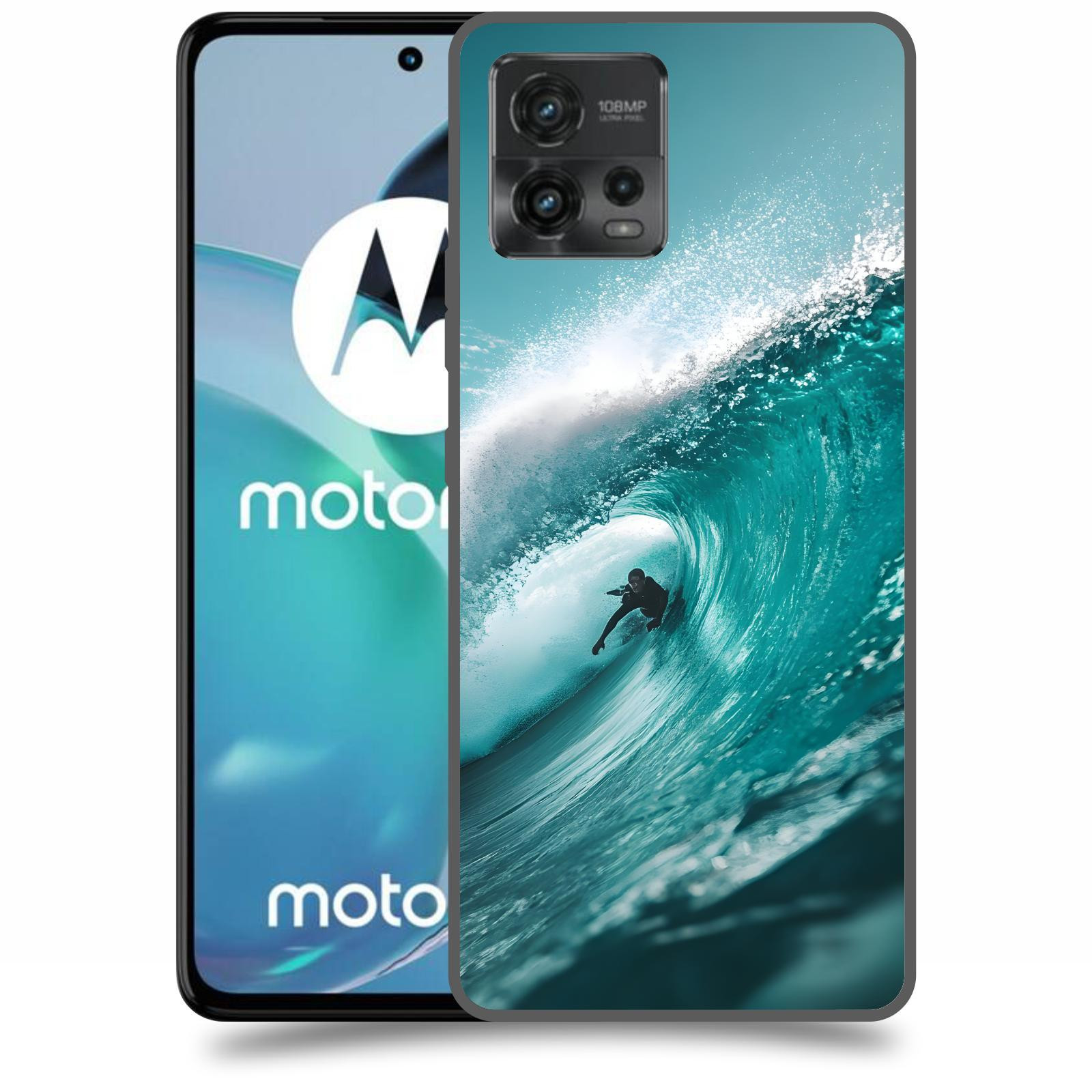 ACOVER Kryt na mobil Motorola Moto G72 - Vlna