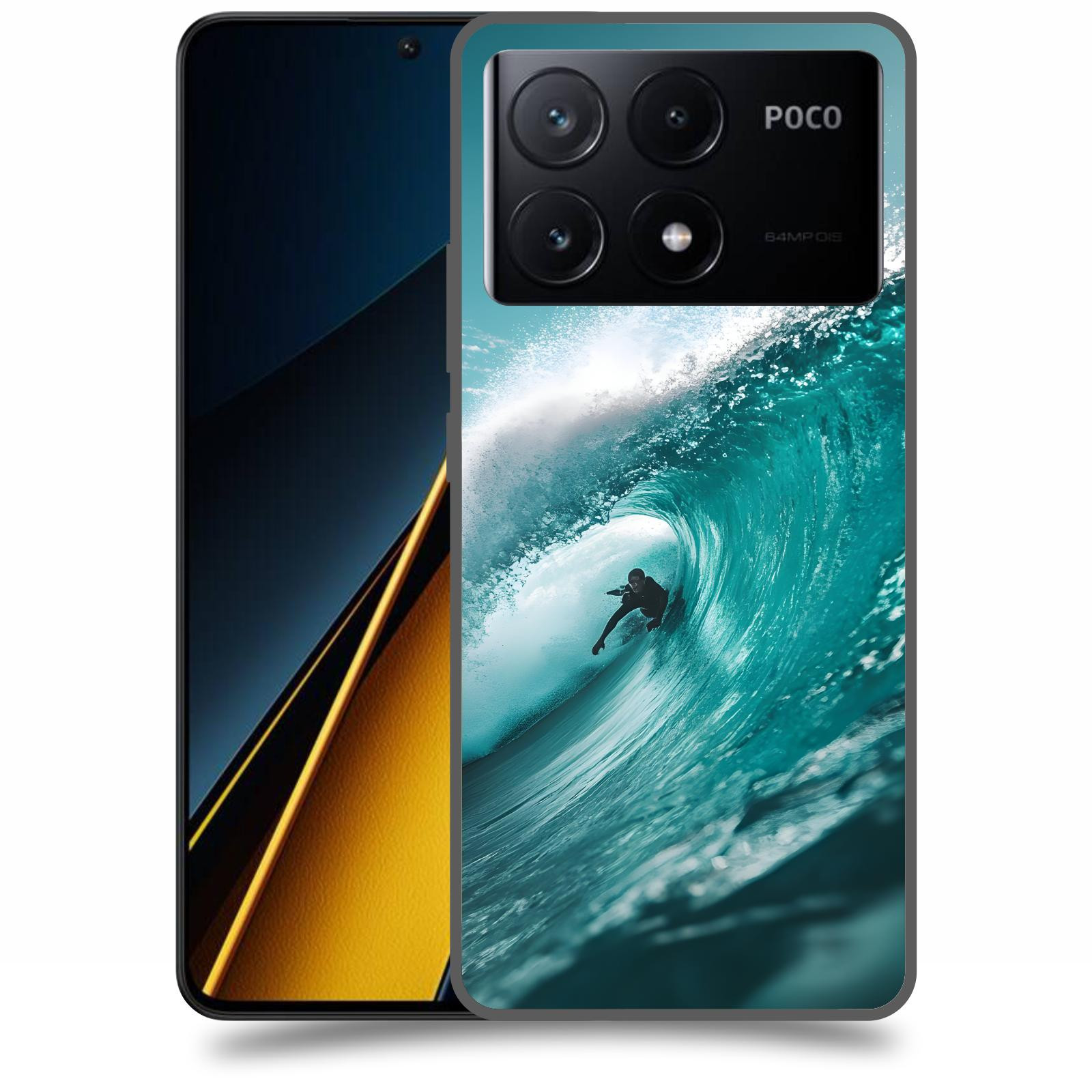 ACOVER Kryt na mobil Poco X6 Pro 5G - Vlna
