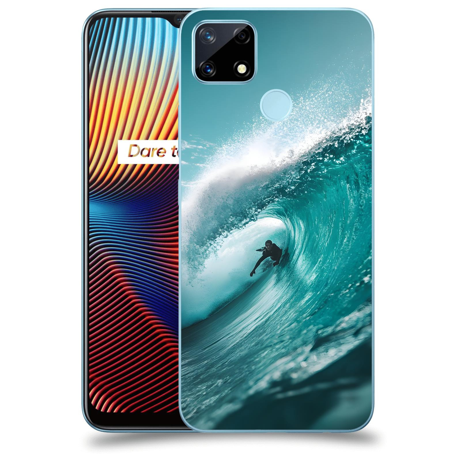 ACOVER Kryt na mobil Realme 7i - Vlna