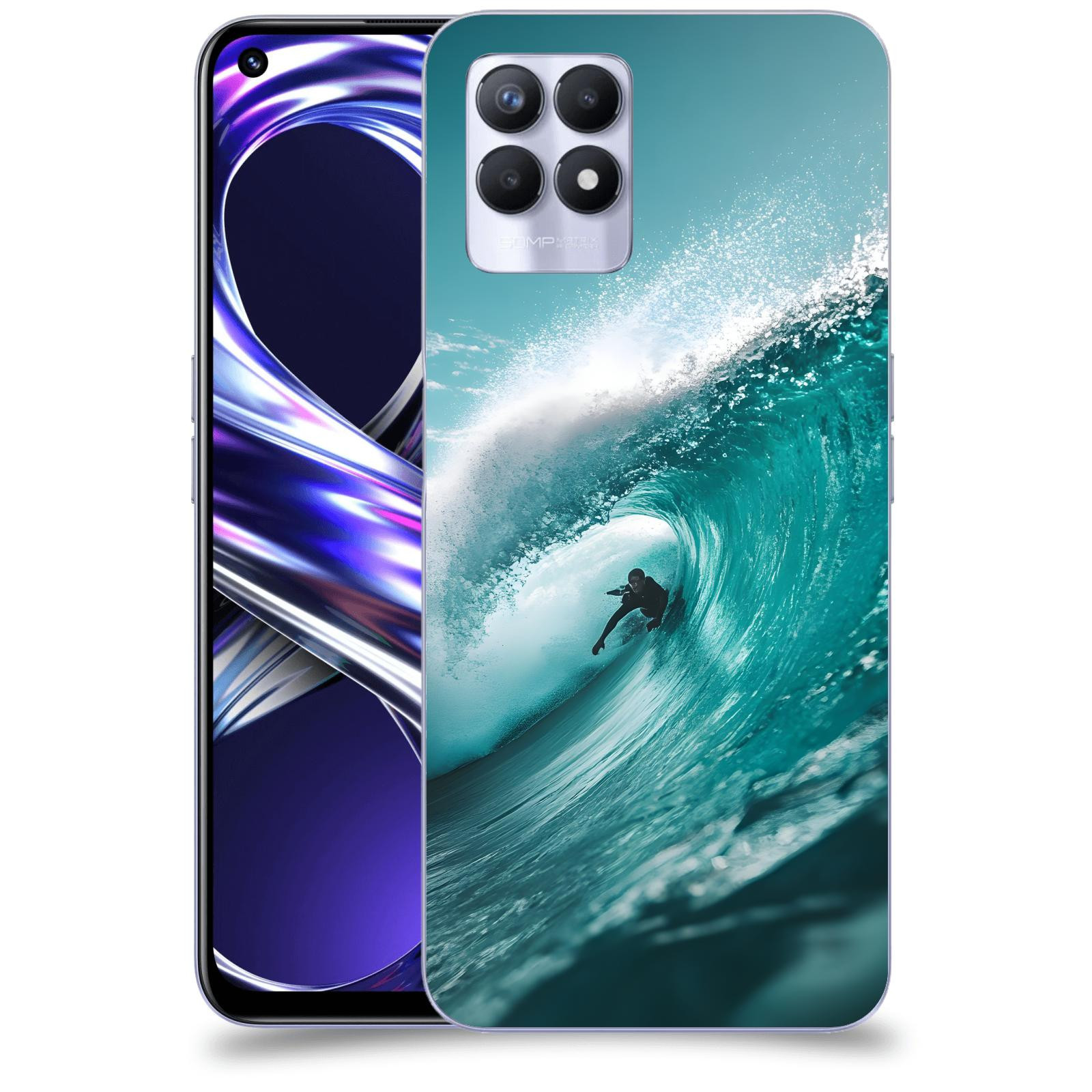 ACOVER Kryt na mobil Realme 8i - Vlna