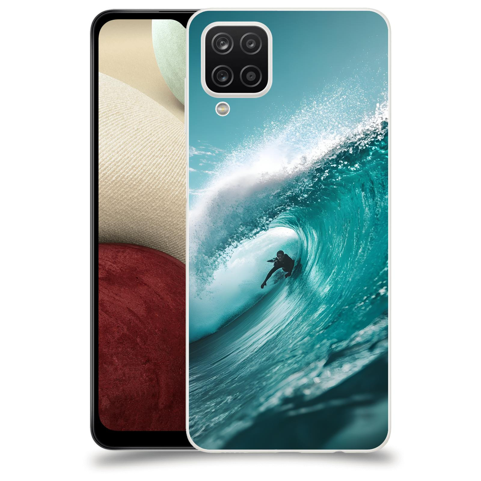 ACOVER Kryt na mobil Samsung Galaxy A12 A125F - Vlna