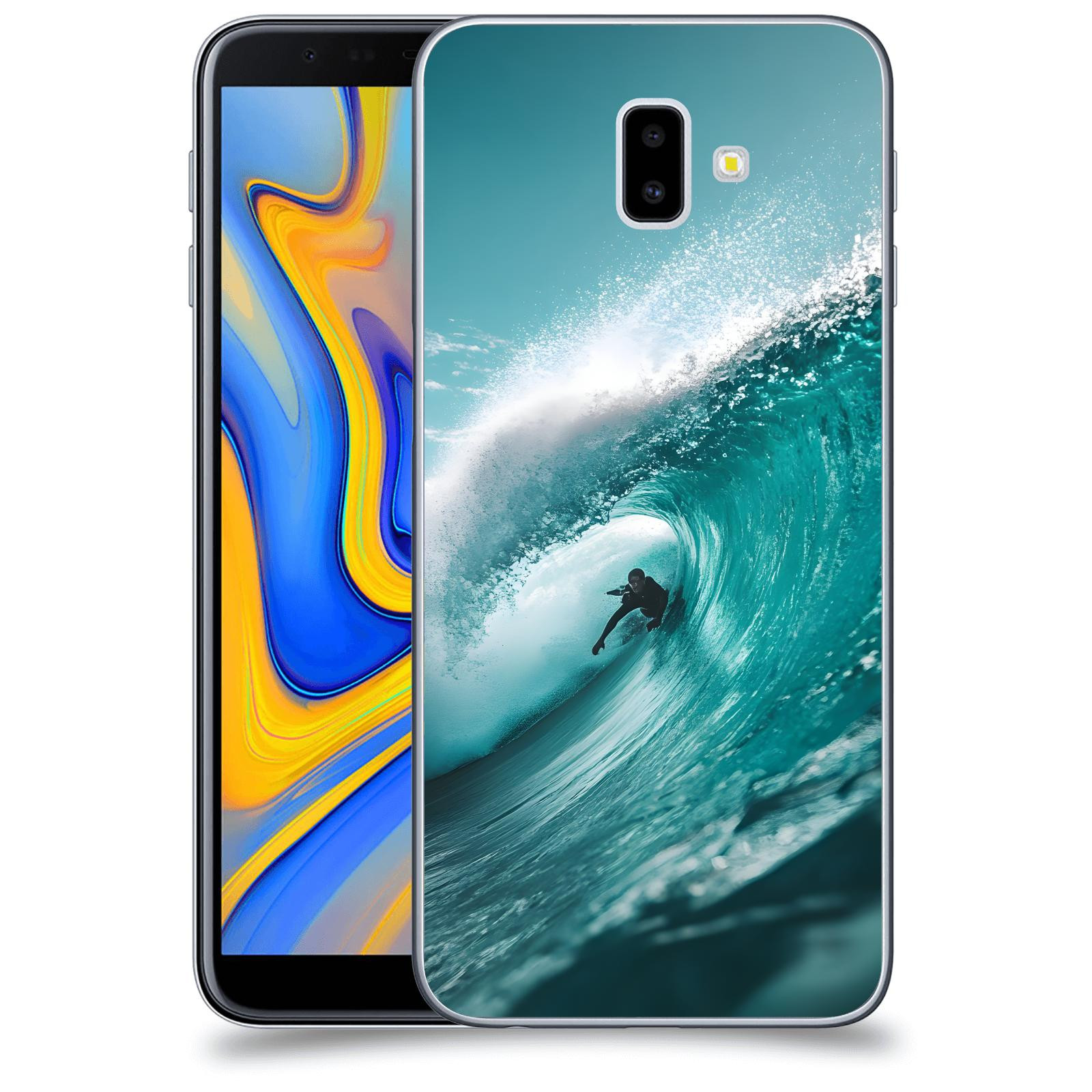 ACOVER Kryt na mobil Samsung Galaxy J6+ J610F - Vlna