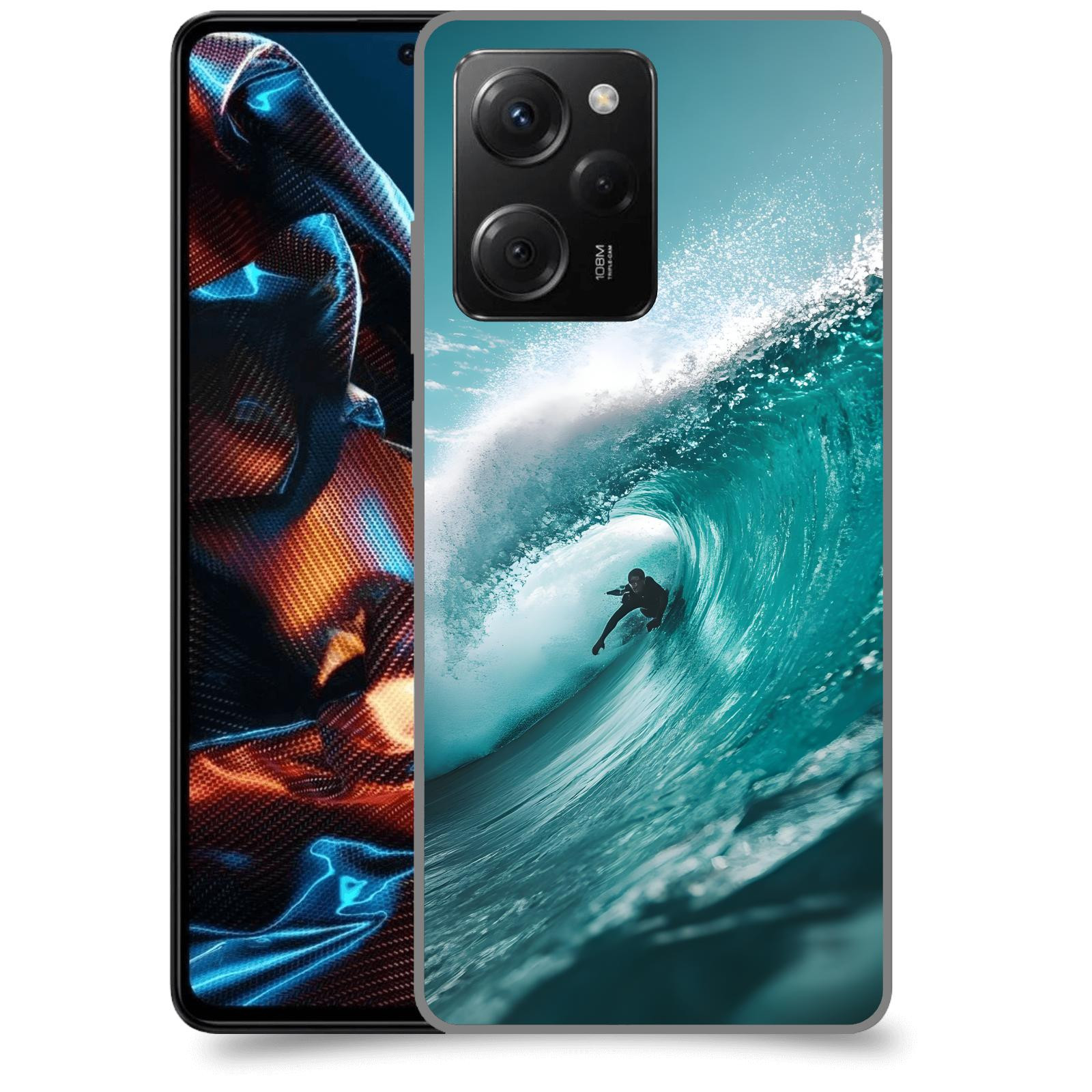 ACOVER Kryt na mobil Xiaomi Poco X5 Pro - Vlna