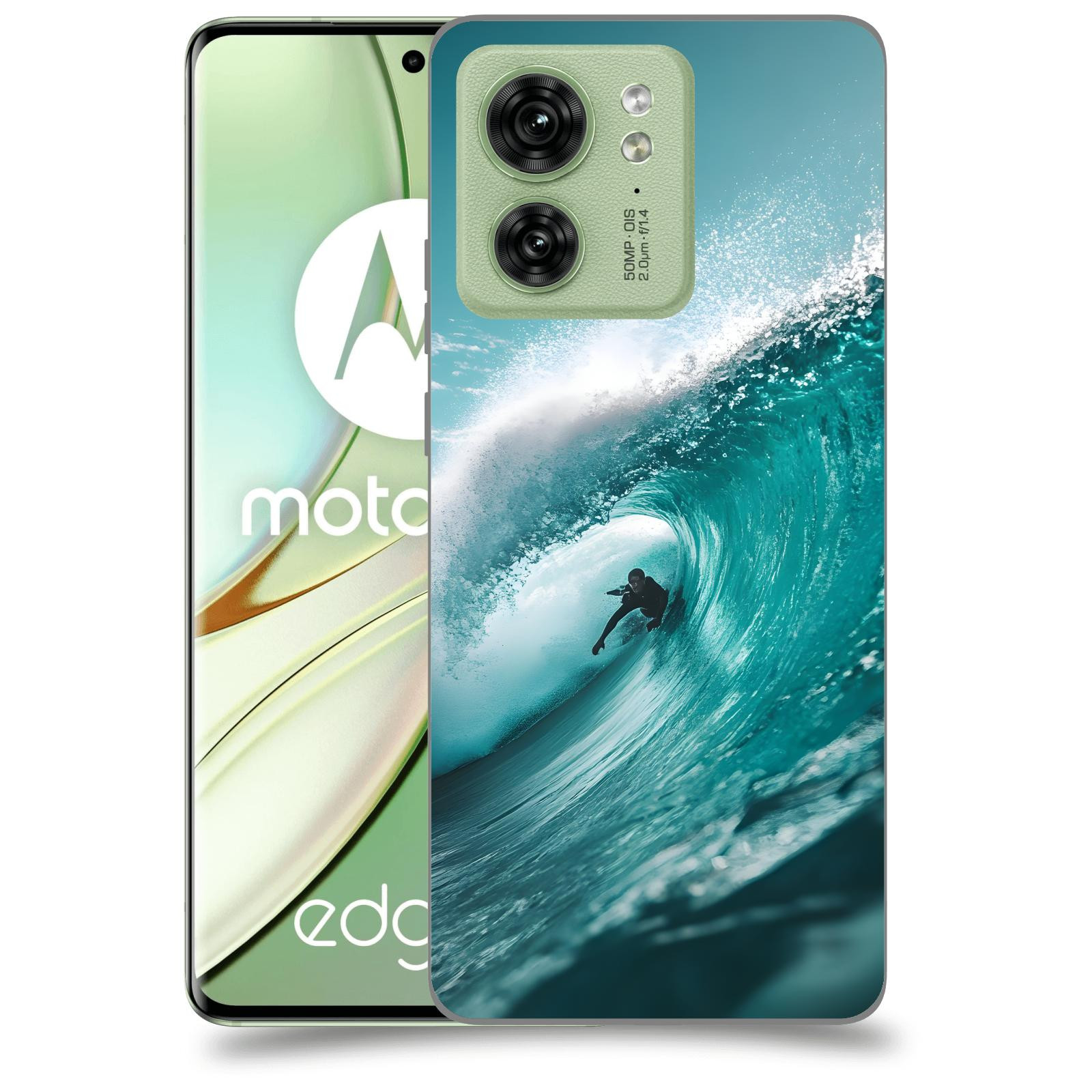 ACOVER Kryt na mobil Motorola EDGE 40 5G - Vlna