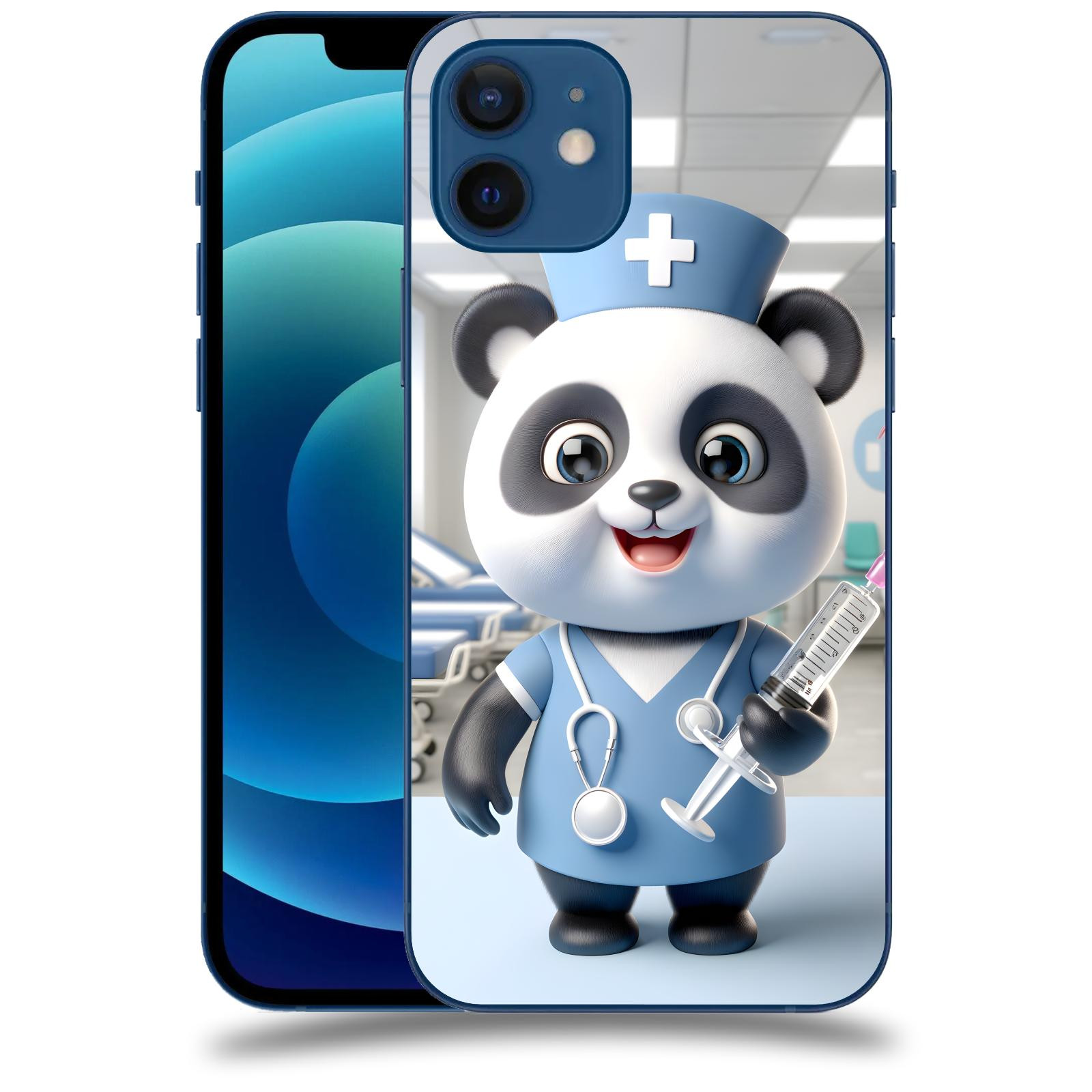 ACOVER Kryt na mobil Apple iPhone 12 - Panda doktor 2