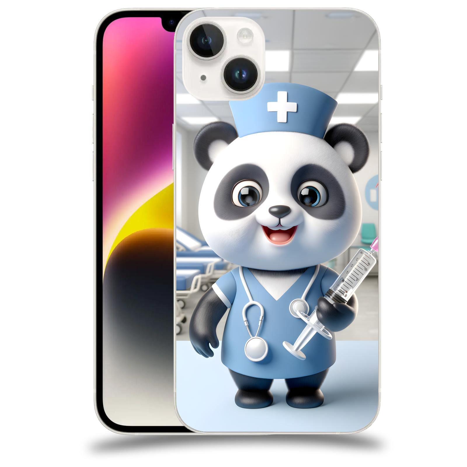 ACOVER Kryt na mobil Apple iPhone 14 Plus - Panda doktor 2