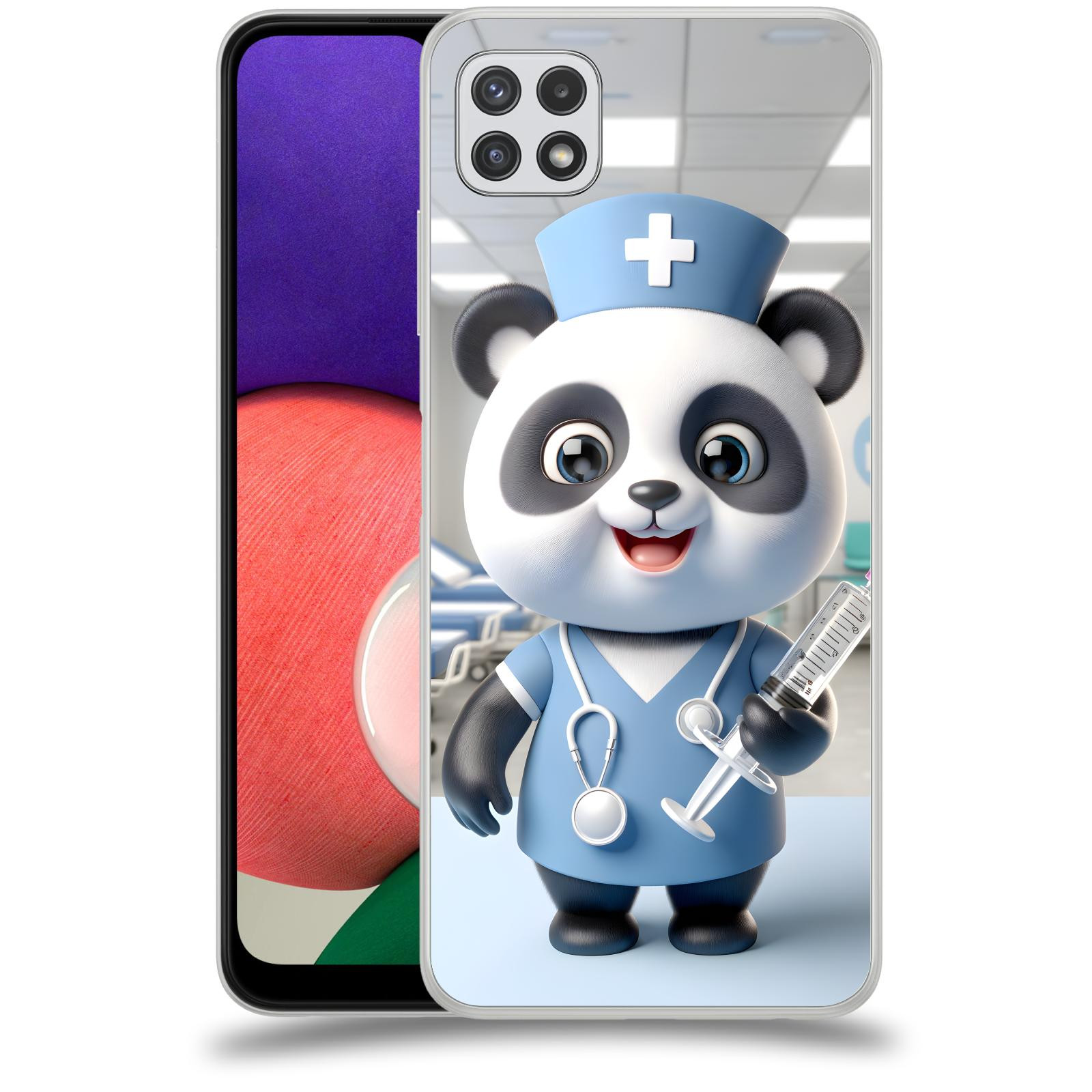 ACOVER Kryt na mobil Samsung Galaxy A22 A225F - Panda doktor 2