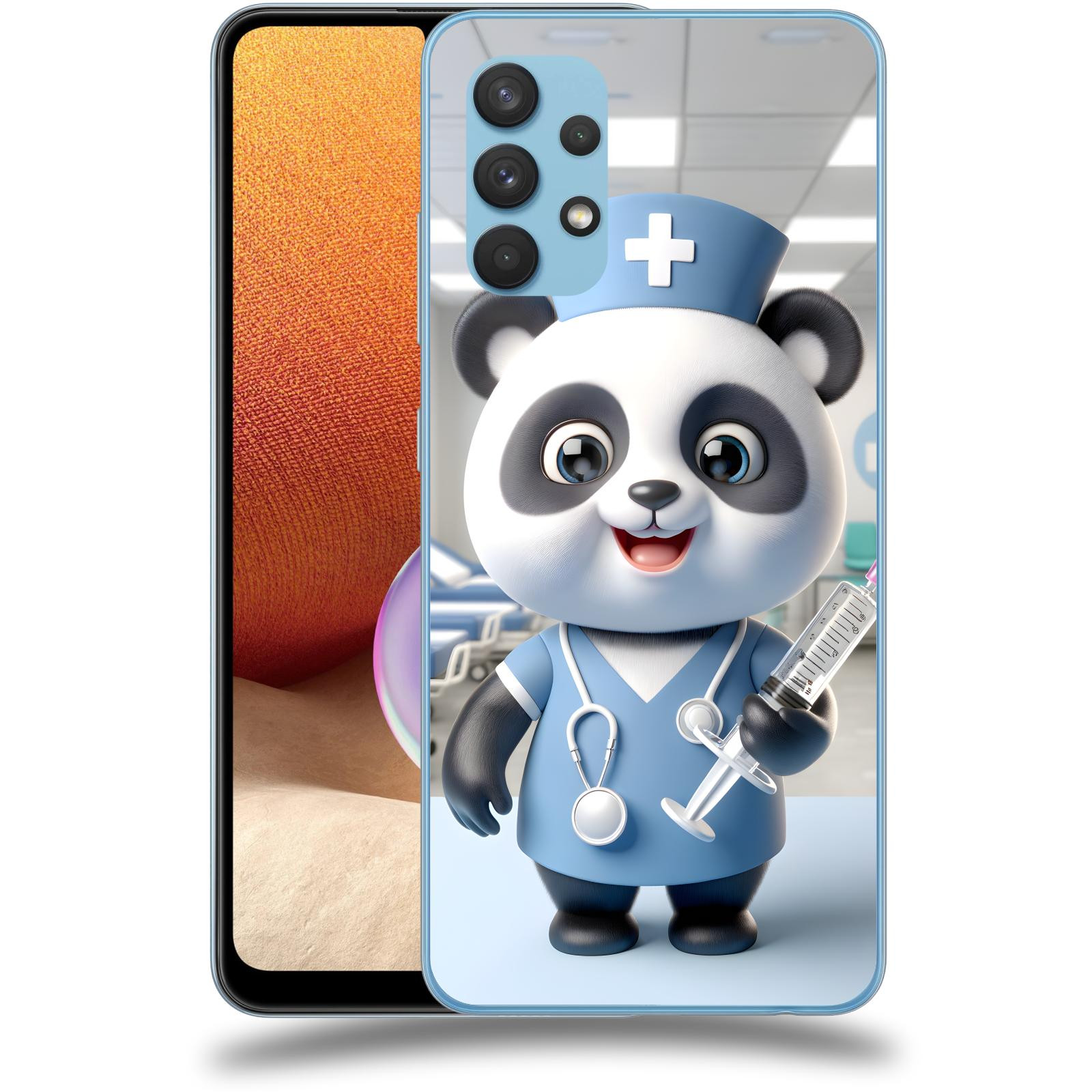 ACOVER Kryt na mobil Samsung Galaxy A32 4G SM-A325F - Panda doktor 2