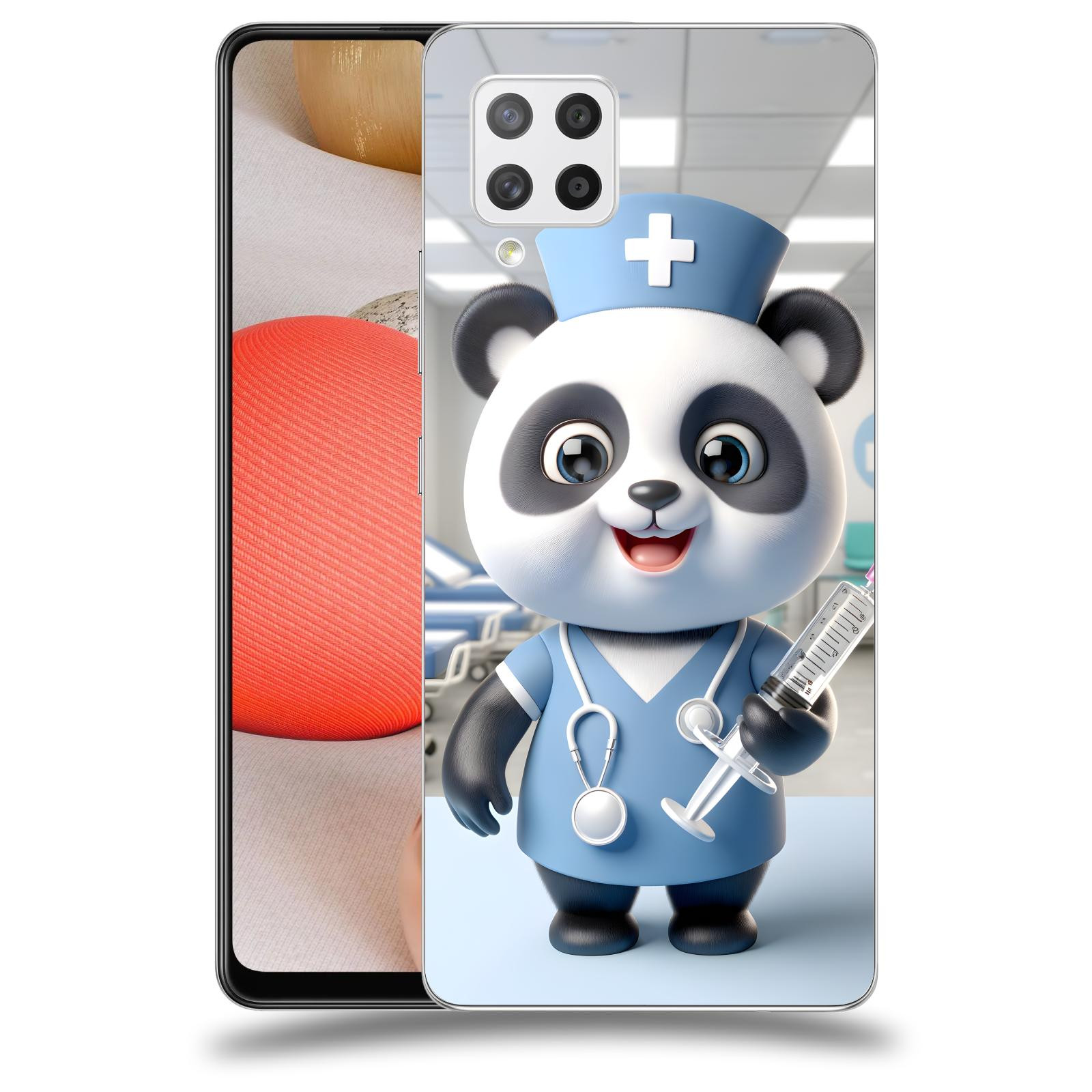 ACOVER Kryt na mobil Samsung Galaxy A42 A426B - Panda doktor 2