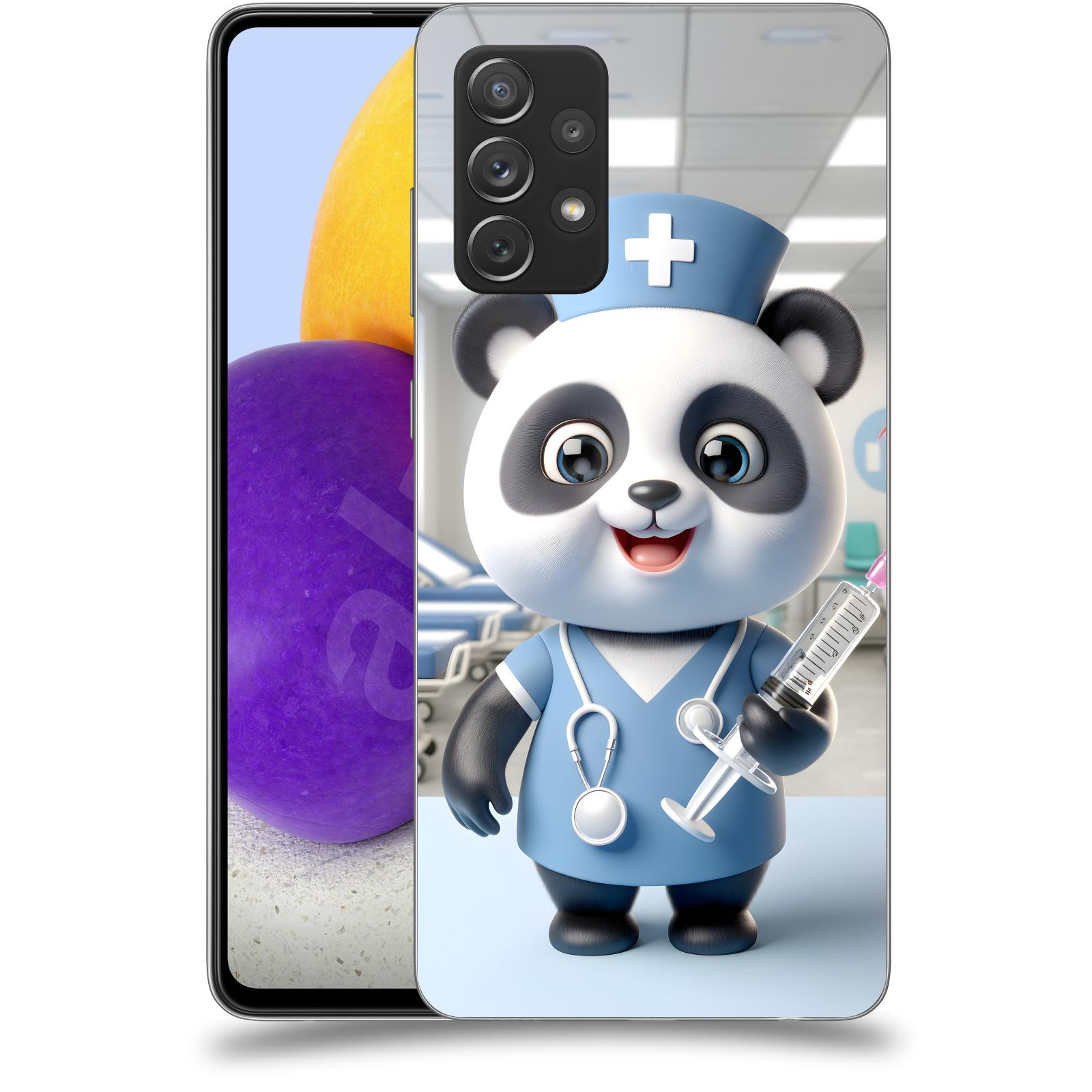 ACOVER Kryt na mobil Samsung Galaxy A72 A725F - Panda doktor 2